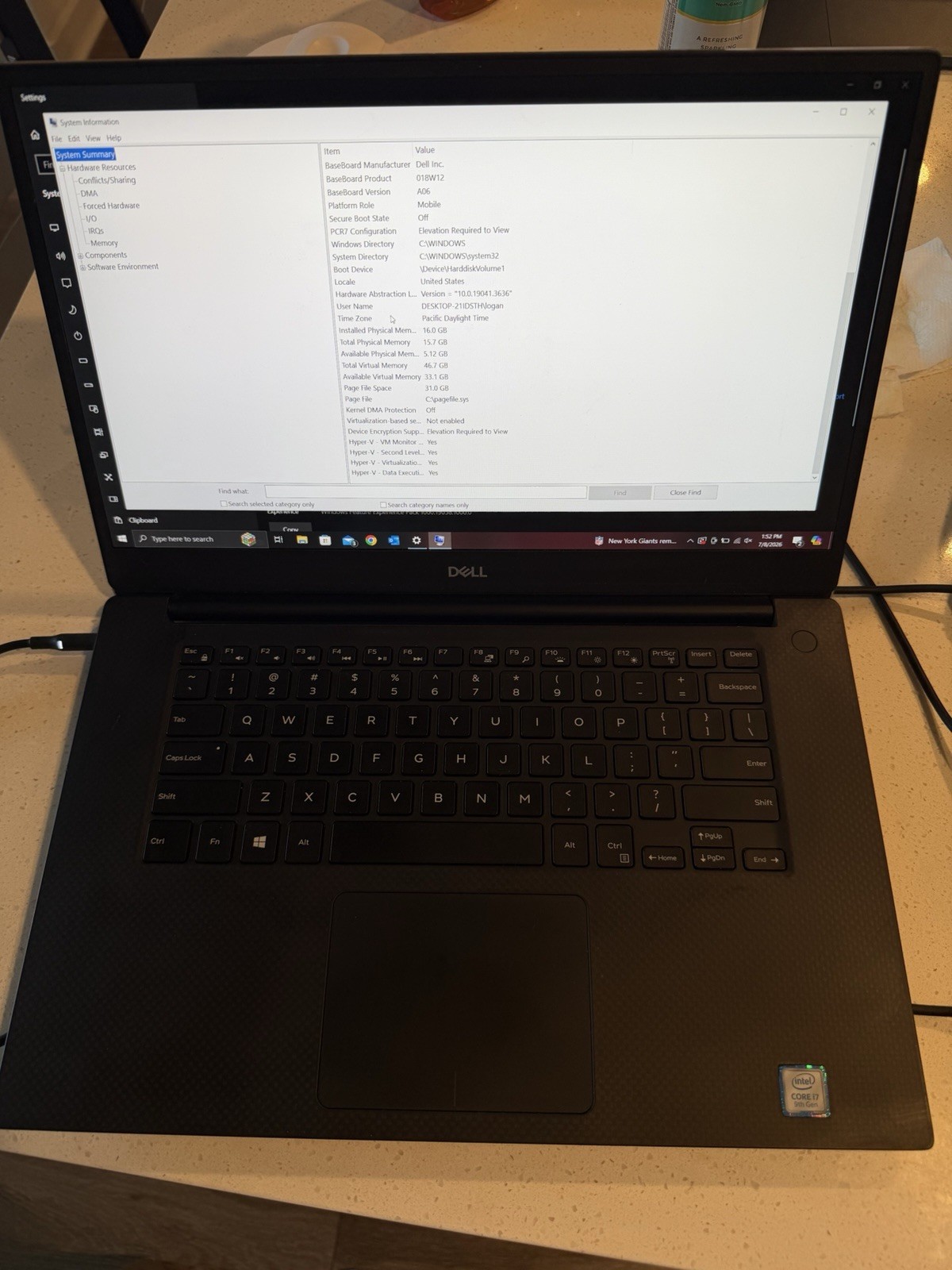 Dell XPS 15 7590 (Specs In Pictures)