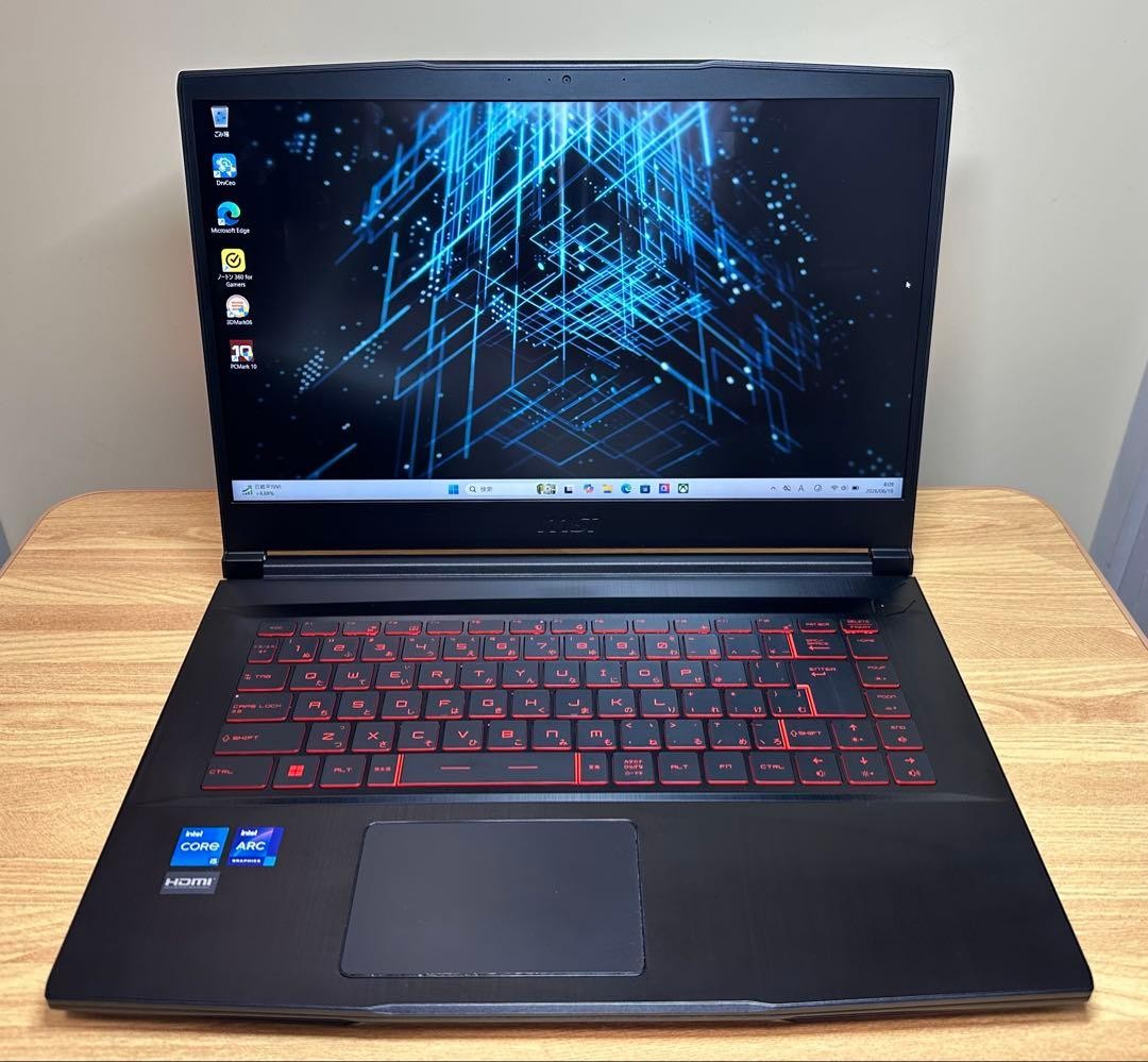 MSI Gaming Laptop Core i5-12450H 16GB RAM 512GB SSD 15.6″ 144Hz Arc A370M