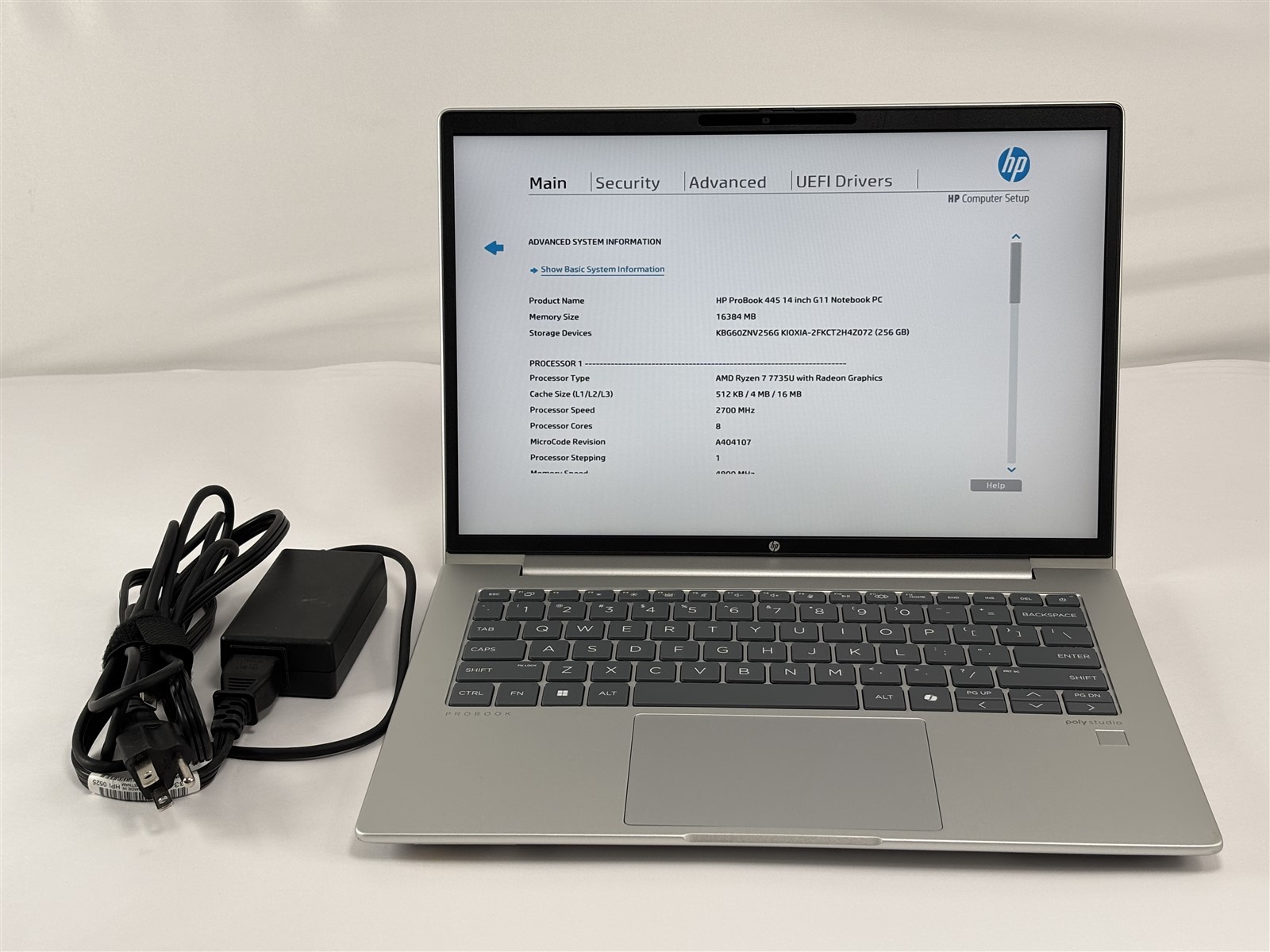 HP ProBook 445 G11 Ryzen 7 7735U 16GB 256GB SSD 14″ Backlit Business Win11 Home