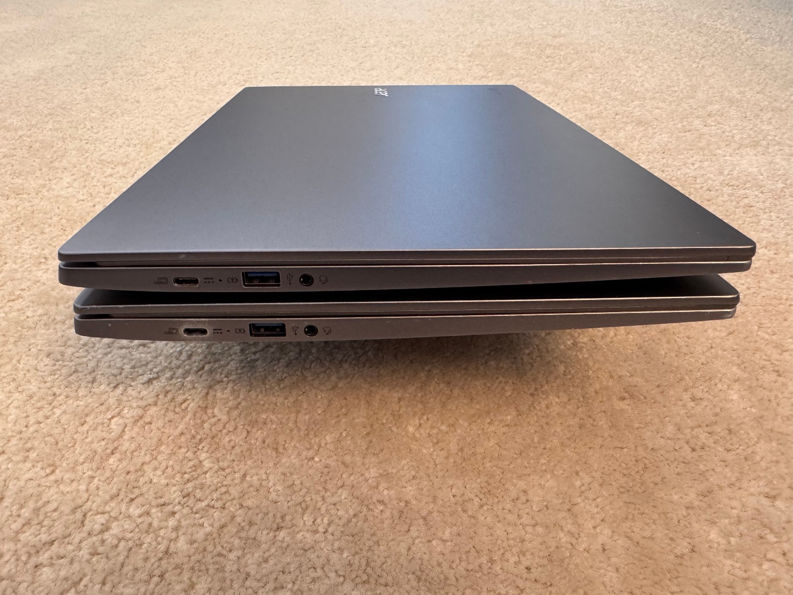 LOT 2 ACER CHROMEBOOK CB715-1W N18Q11 15.6″ TOUCH 128GB/4GB INTEL CORE i3-8130U