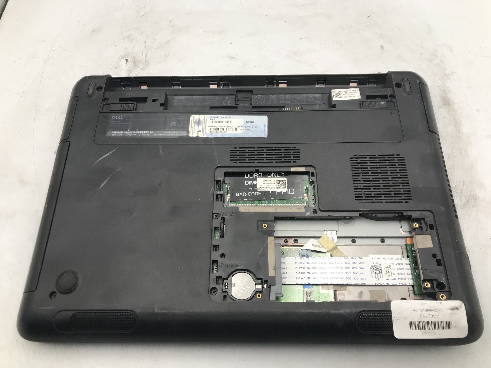 DELL INSPIRON N411Z – BOOTS TO BIOS – INTEL I5 2430M – 14″ – NO RAM – READ – BB!