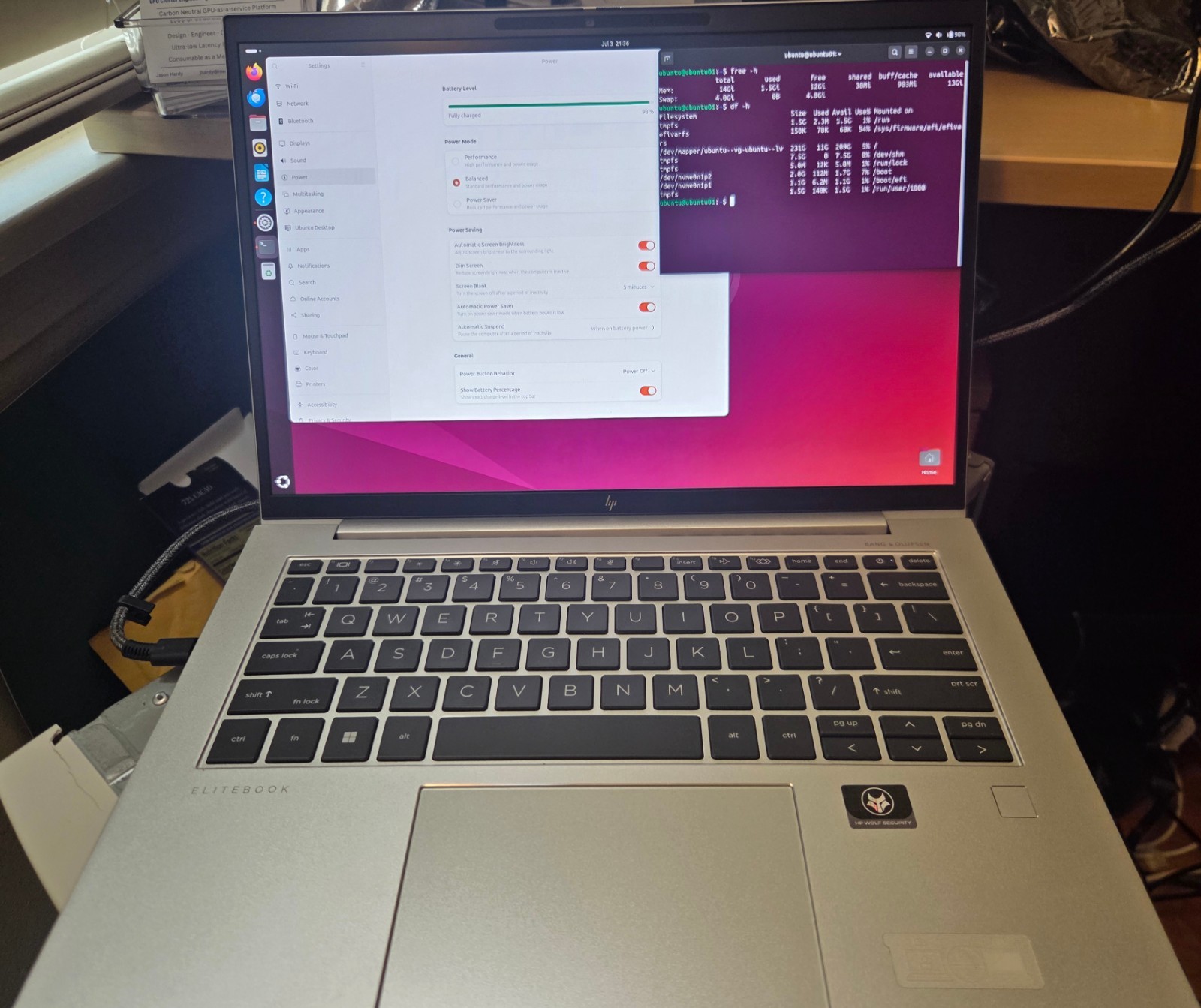 HP Elitebook G9 845 Ryzen 7 6800U + Radeon 660M 16GB RAM 256GB NVME Good Battery