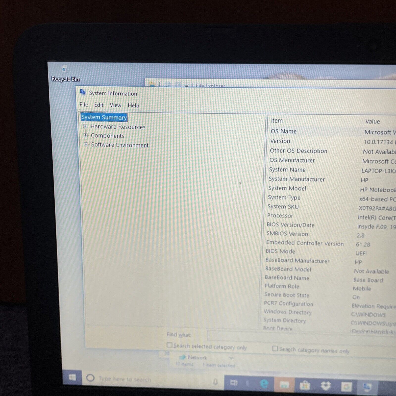 HP TPN-C125 i5-6200U 2.3Ghz 15.6″ 8gb RAM 1tb *Flat Battery & Key Missing*
