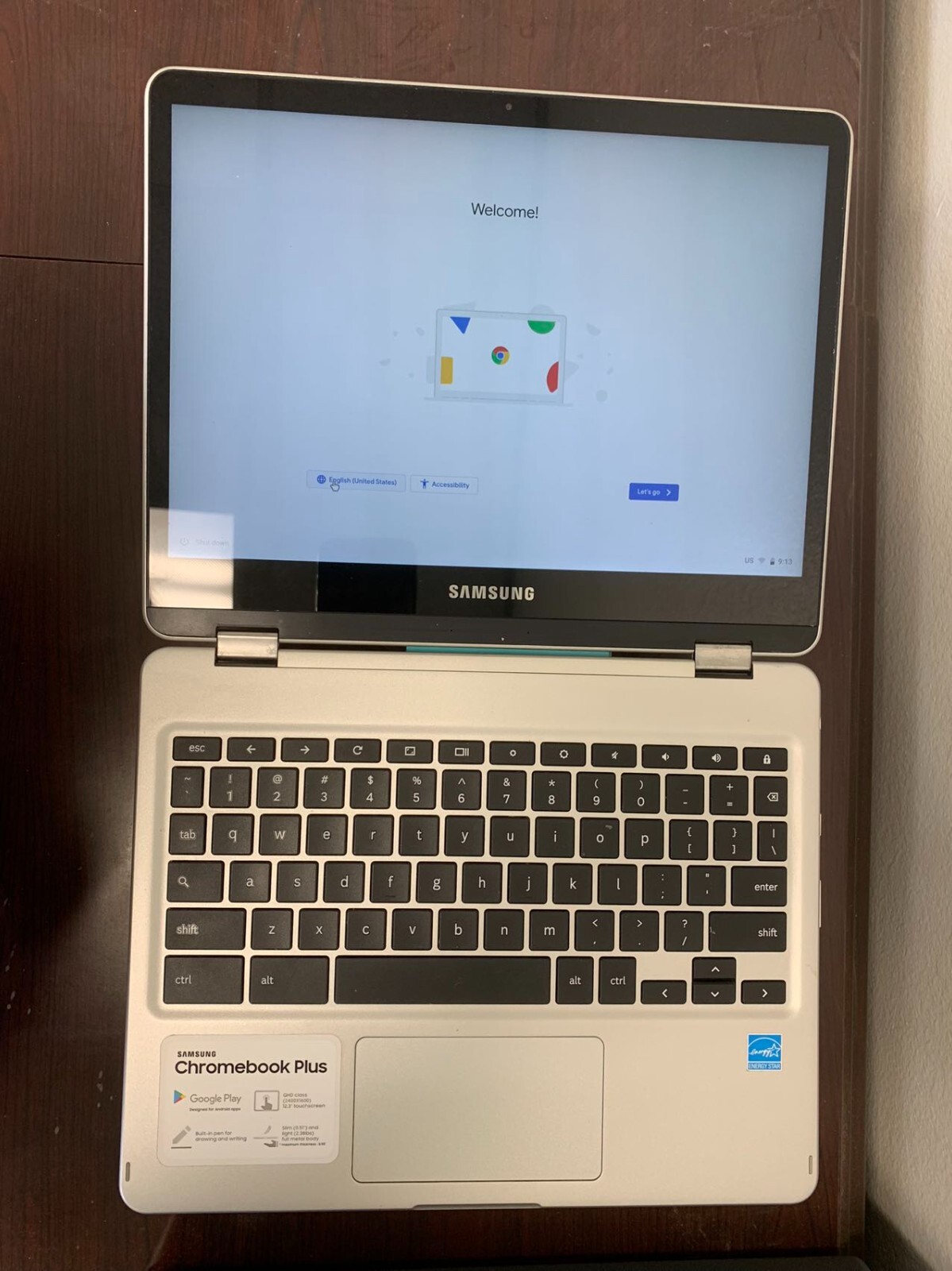 Samsung XE513C24-K01 Chromebook 12.3″ 2 in 1 4G 32G Silver Keyboard Mulfunction