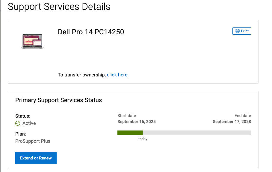 Dell Pro 14 (PC14250) Ultra 7 265U vPro 5.3 GHz 32GB DDR5 512GB SSD WiFi 6E