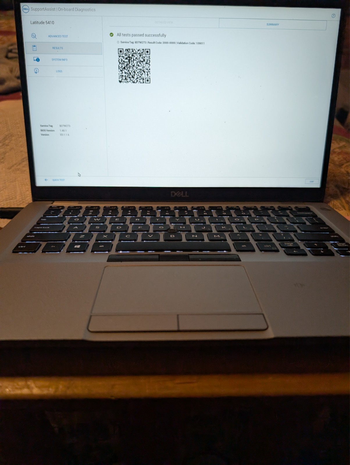Dell Latitude 5410 14″ Laptop i7-10610U 8GB RAM 256 GB SSD Win11 Pro WIFI BT