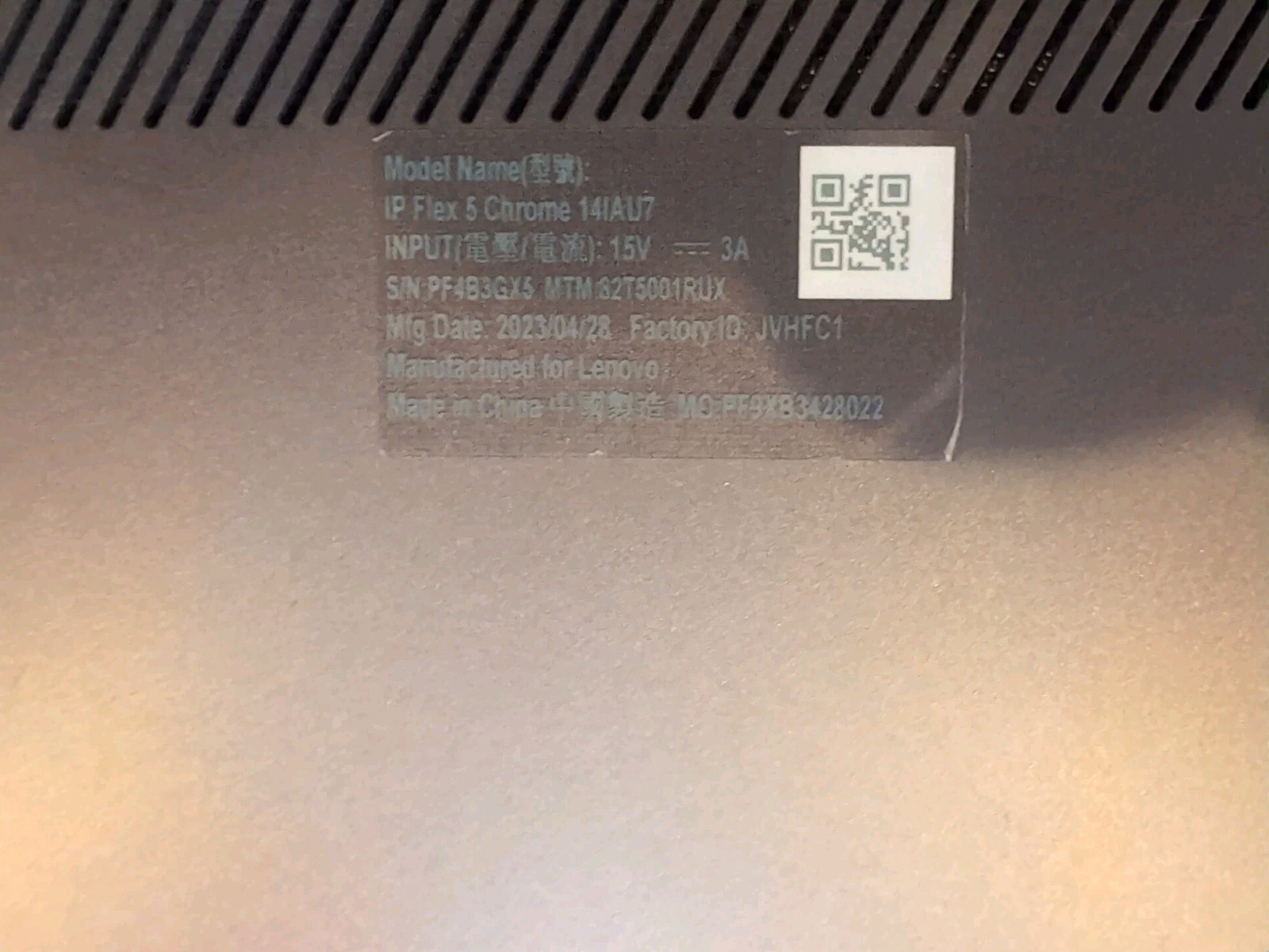 Lenovo Flex5 Chrome 14IAU 14″ (256GB SSD, Intel Core i5 12th Gen., 4.40 GHz,…