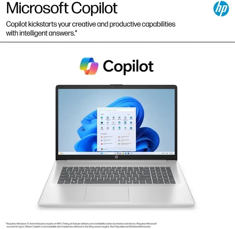 📍 HP 17.3″ HD+ Laptop 250 Nits IPS 8 Core Intel Core i3 32GB RAM 1TB Win11Pro