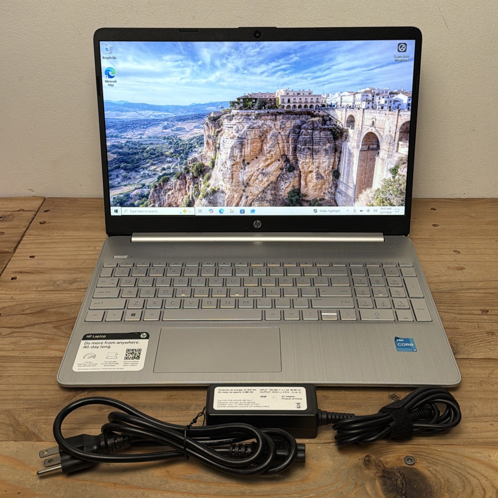 HP Laptop 15-dy2702dx 15.6″ i3-1115G4 3.0GHz 8GB RAM 256GB SSD – Silver