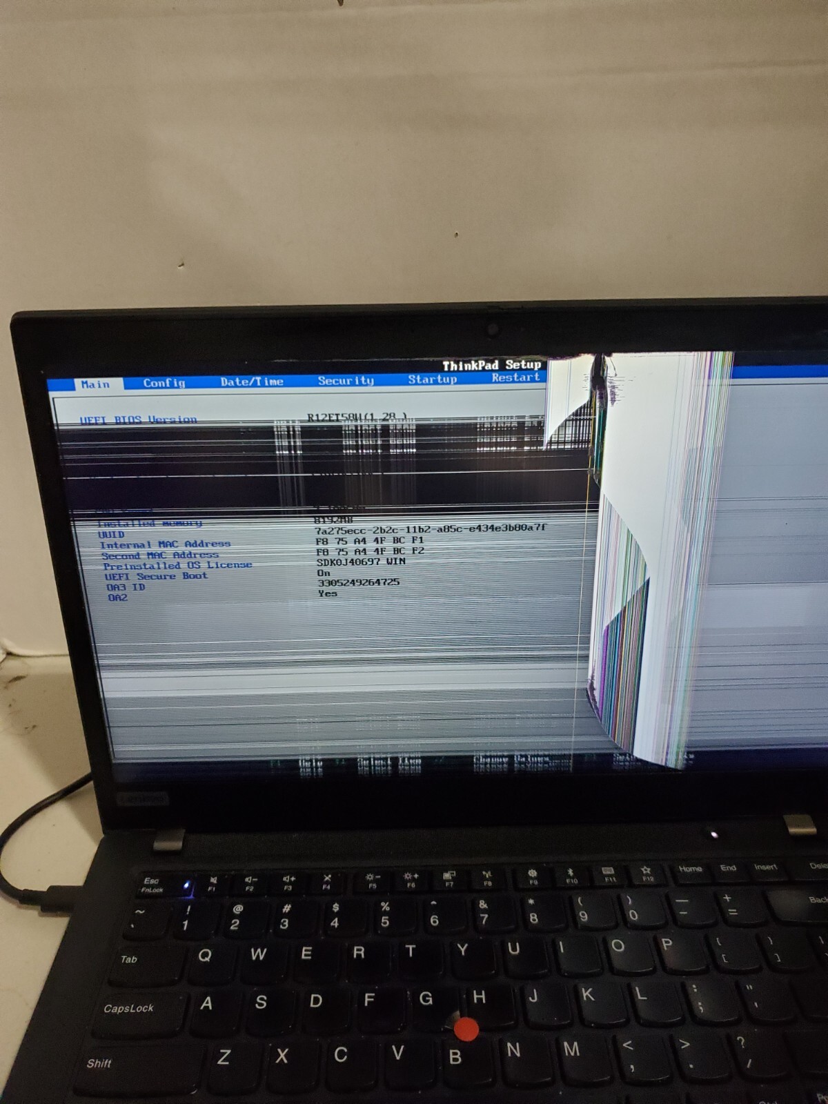 Lenovo Thinkpad E595 14″ AMD Ryzen 5 3500U 8GB NO SSD/OS! CRACKED LCD! #69
