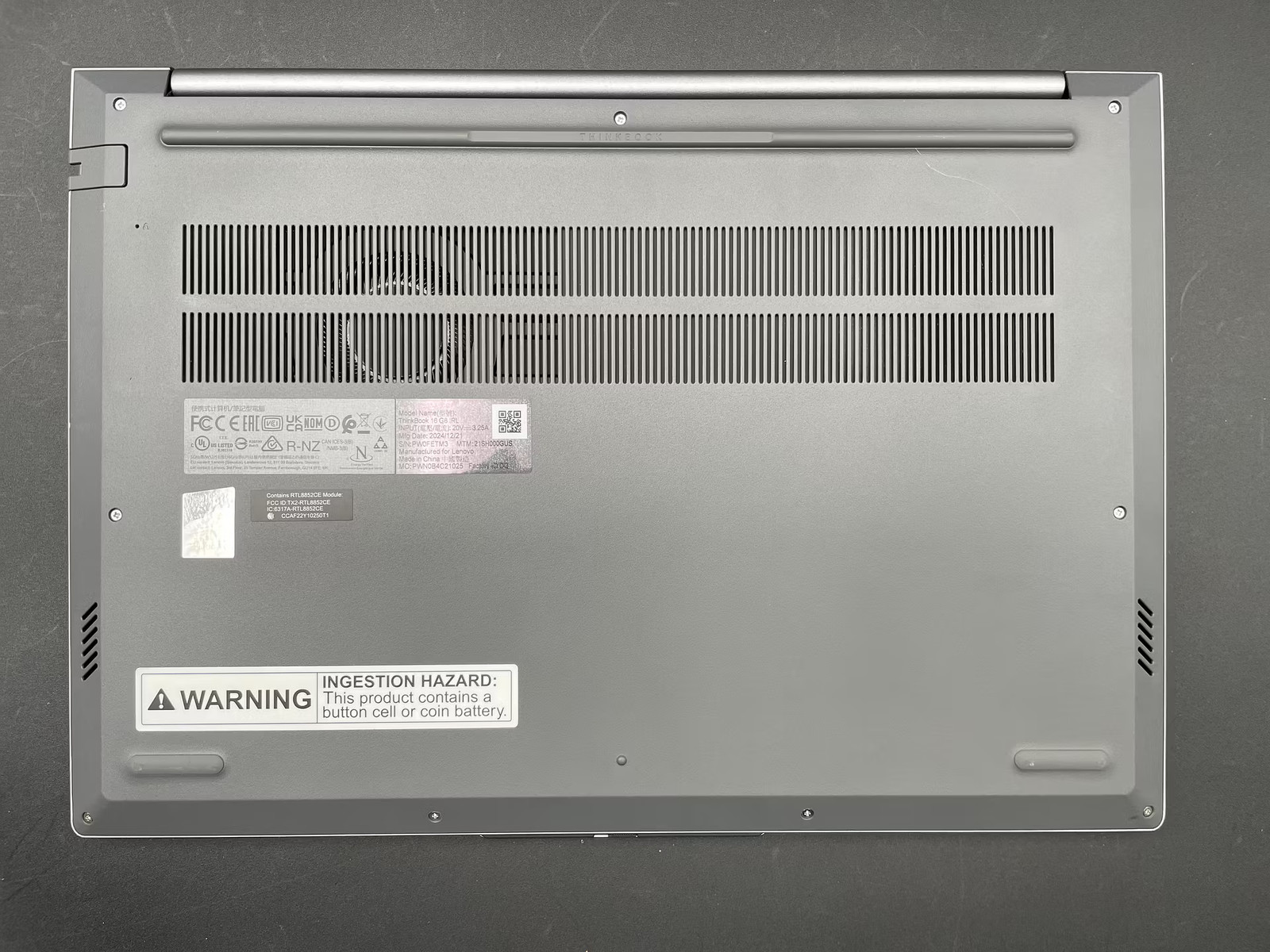 Lenovo ThinkBook 16 G8 IRL Used 16″ (Core 5 210H-16GB-512 GB NVMe)