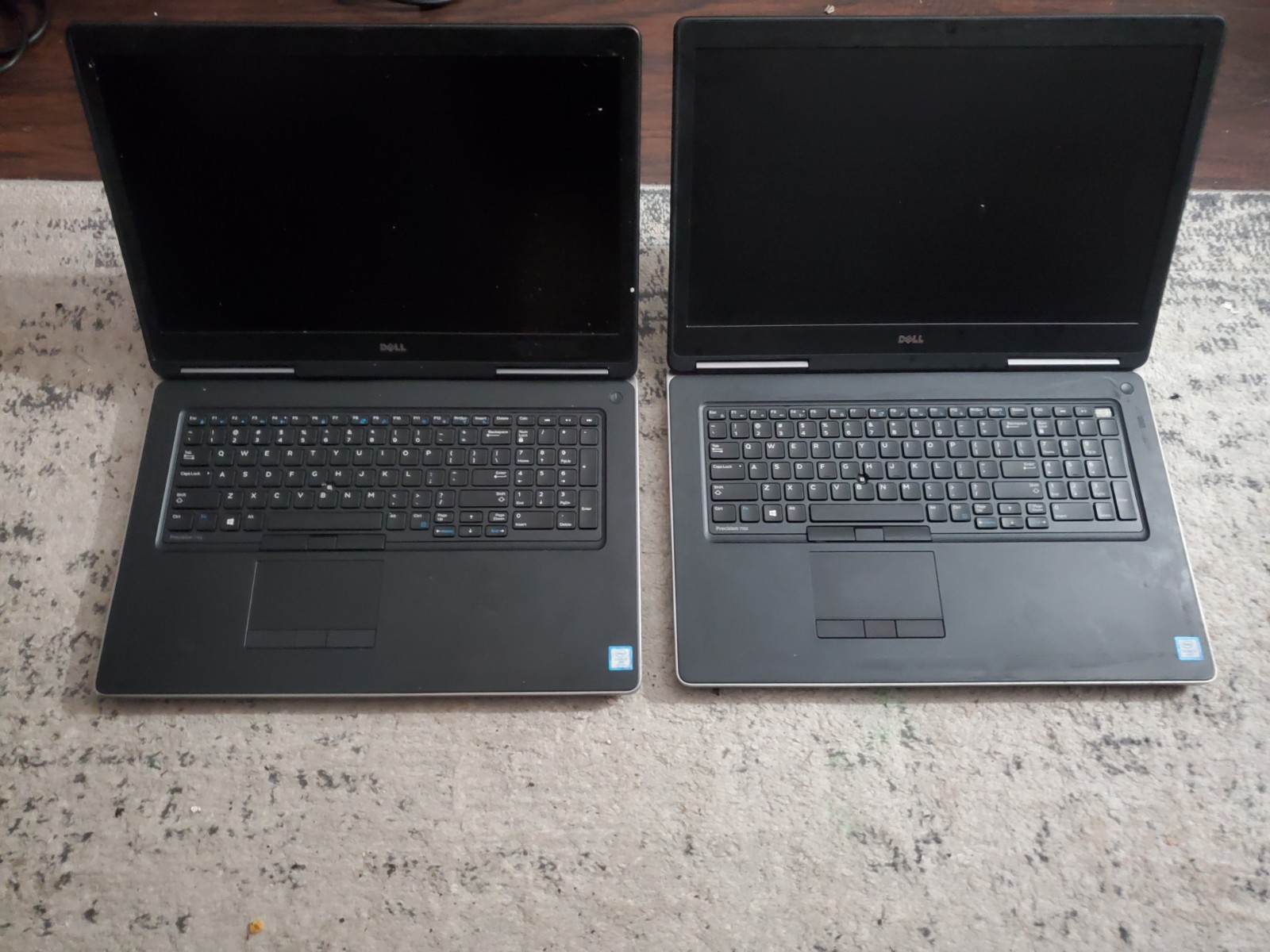 LOT OF 2 Dell Precision 7720 17″ Intel i7-7920HQ NO RMQuadro M1200 PARTS/REPAIR
