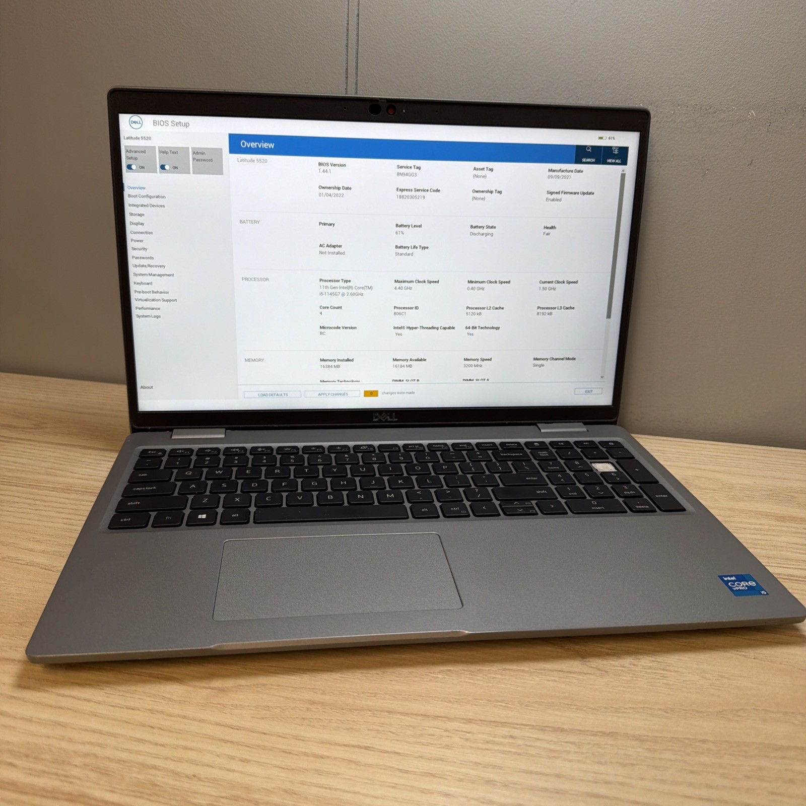 Dell Latitude 5520 i5-1145G7 16GB 512GB SSD 15″ FHD Win11