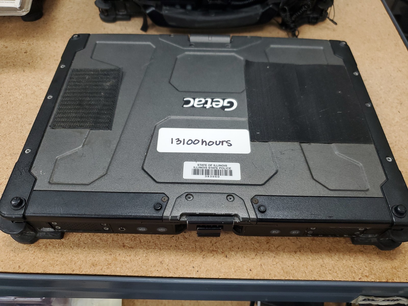 GETAC V110 Laptop Tablet Touch Screen i5-4300U 1.90GHz 8gB No HDD 13100hrs