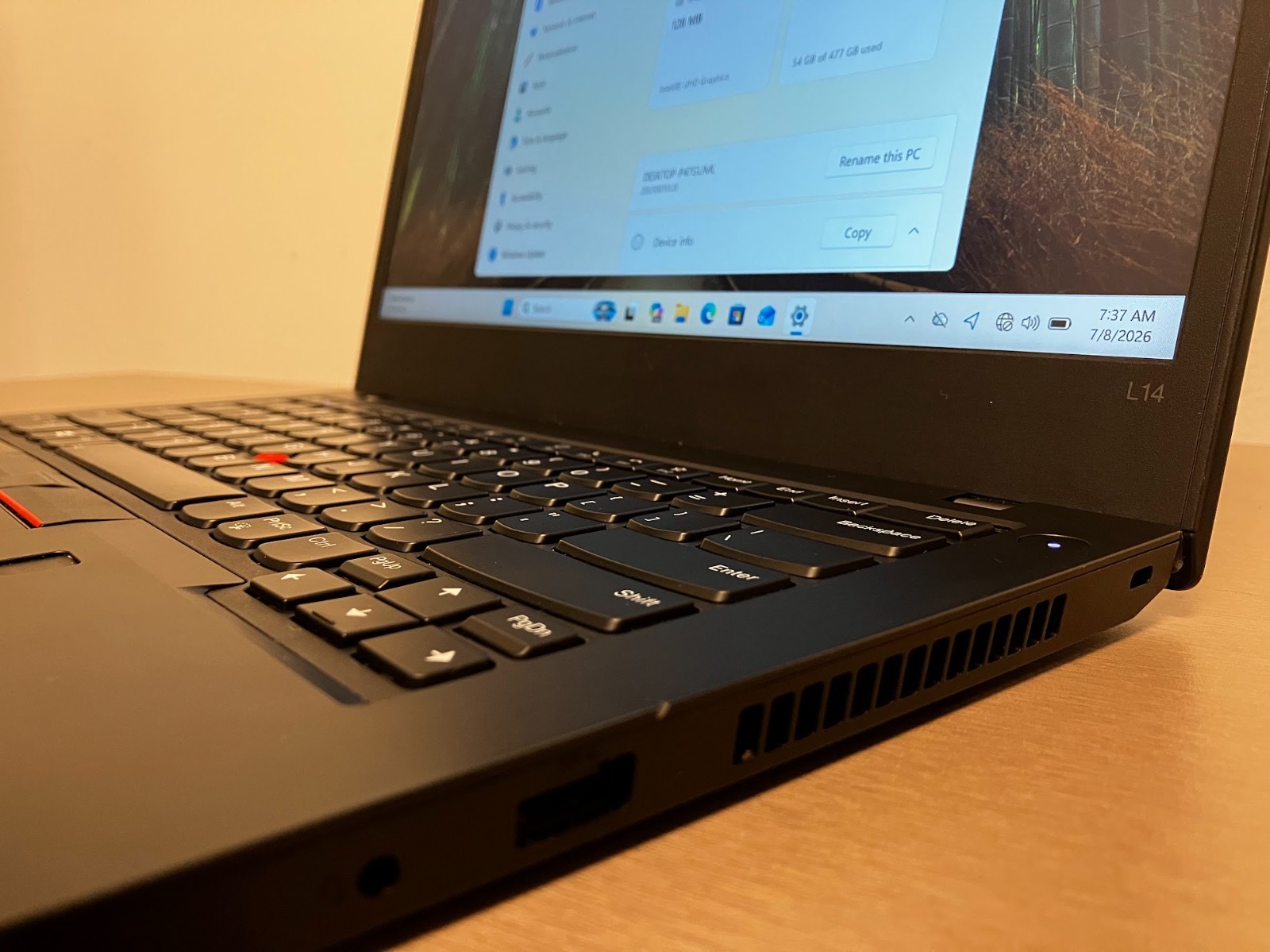Lenovo ThinkPad L14 (Gen1) i7 (1.8ghz) with 32GB RAM, 512GB NVME and Win11 pro