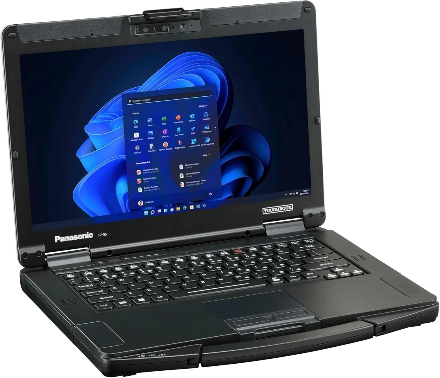 CLEARANCE-CLEAN Panasonic Toughbook FZ-55 i5-8365U 16GB 512GB Webcam Wind 11 PRO