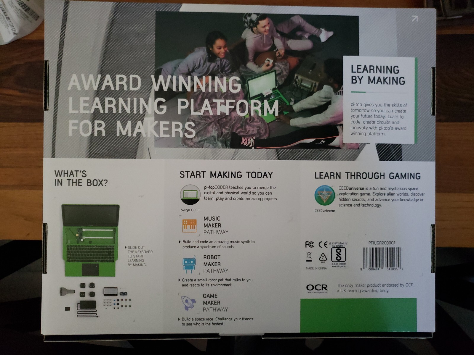 Pi-top 3 Modular Laptop & inventor kit for Raspberry Pi 3B+