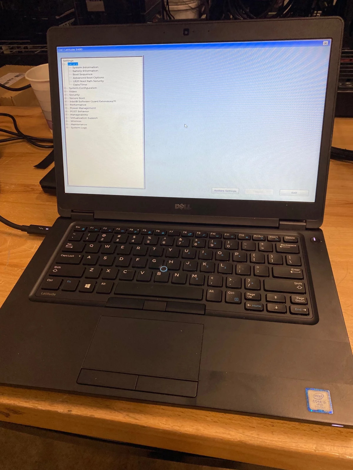 Dell Latitude 5480 i5-7300U 8GB RAM Laptop For Parts