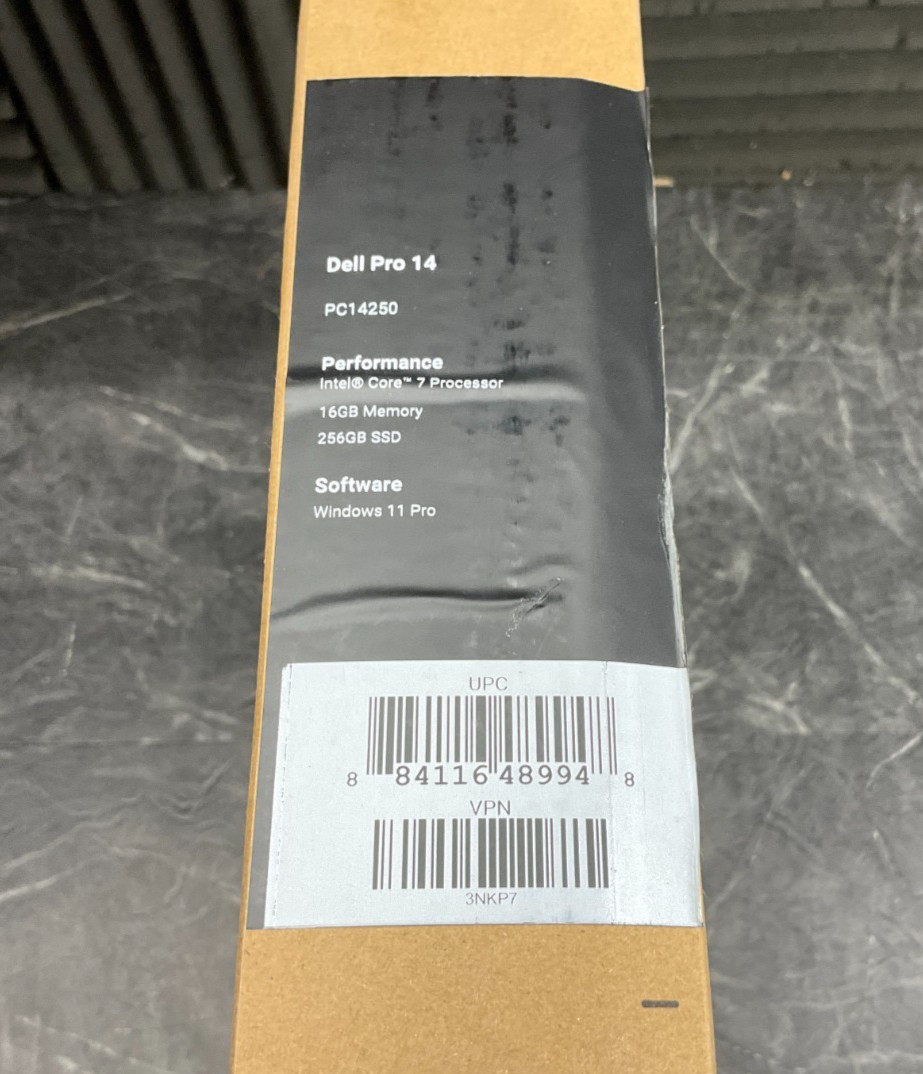 Dell Pro Laptop IC7-150U 16GB 256GB BT5.3 Wifi6E W11P Magnetite 3NKP7 🇺🇸✨🇺🇸