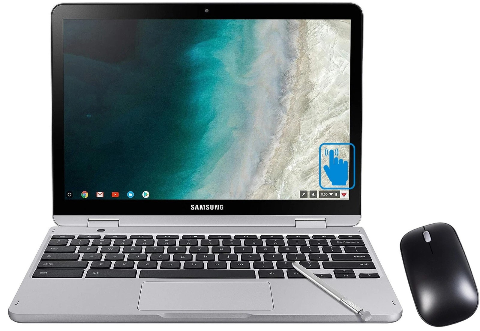 Samsung Chromebook Plus V2 12.2″ FHD Touch Celeron 3965Y 4GB 64GB eMMC Chrome OS