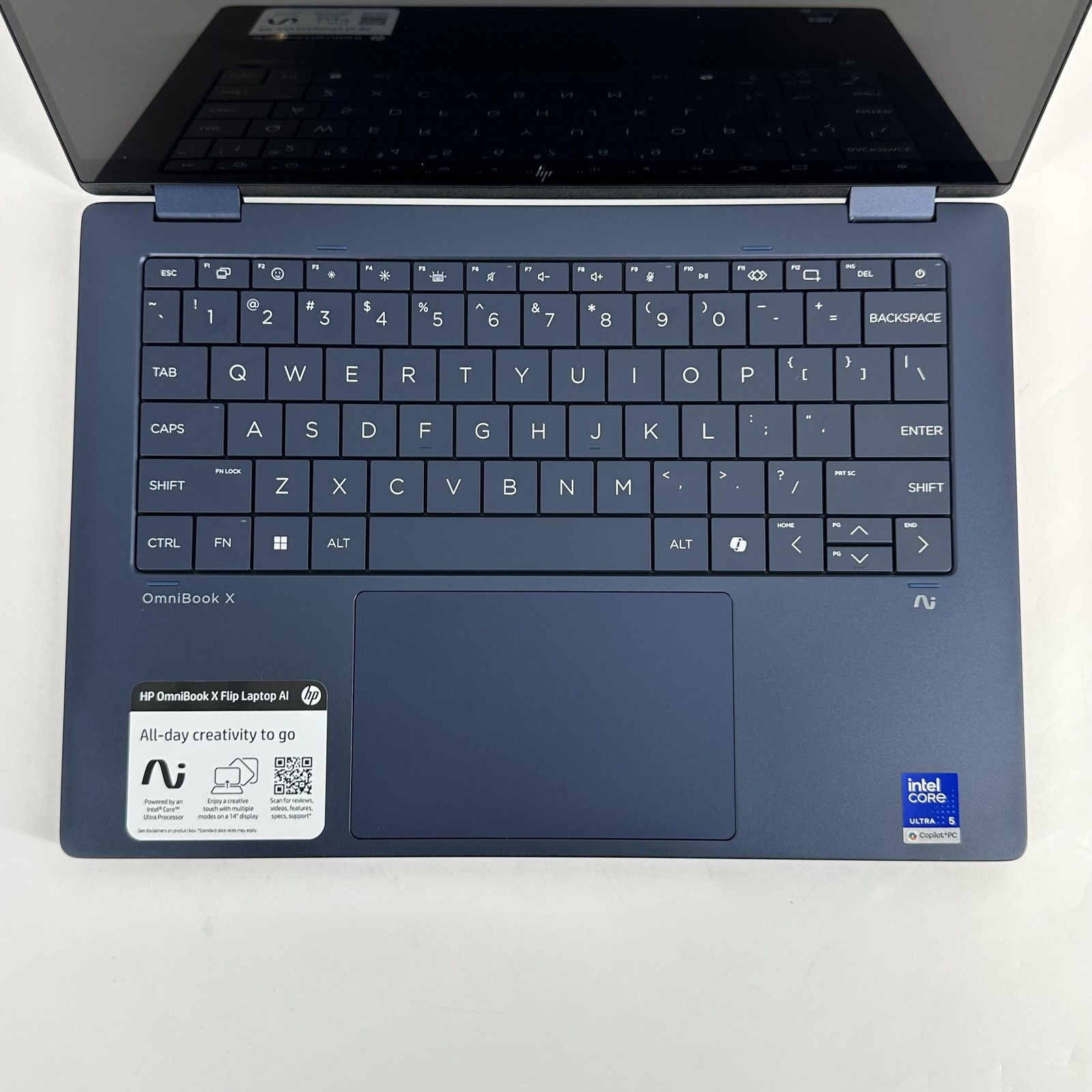 HP OmniBook X Flip 14 Blue 2K TOUCH 2.1GHz Ultra 5 226V 16GB 512GB SSD Excellent