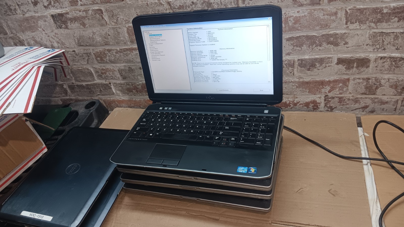 Lot of 6 Dell Latitude E6520 E5530 E5430 Laptops Core i5, i7 -15.6″ LCD screen