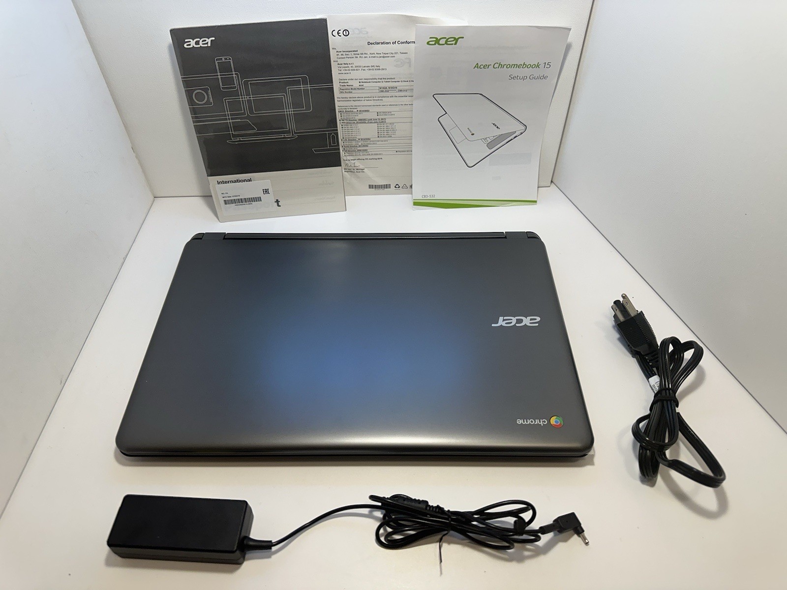 Acer Chromebook 15 CB3-532 – Excellent Condition – Works w/ Charger Only