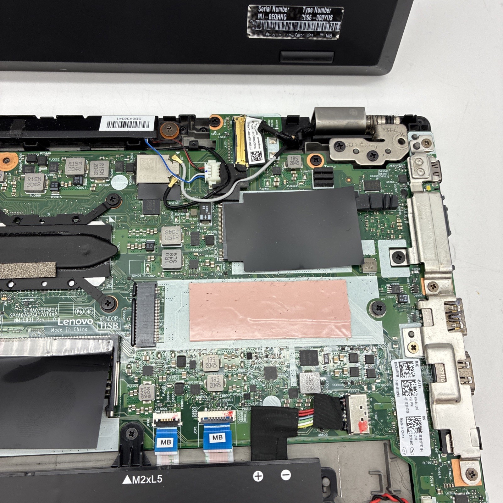 Lenovo ThinkPad T15 Gen 1 FHD i5-10310U 1.60GHz 8GB RAM, NO SSD – READ! – (L23)