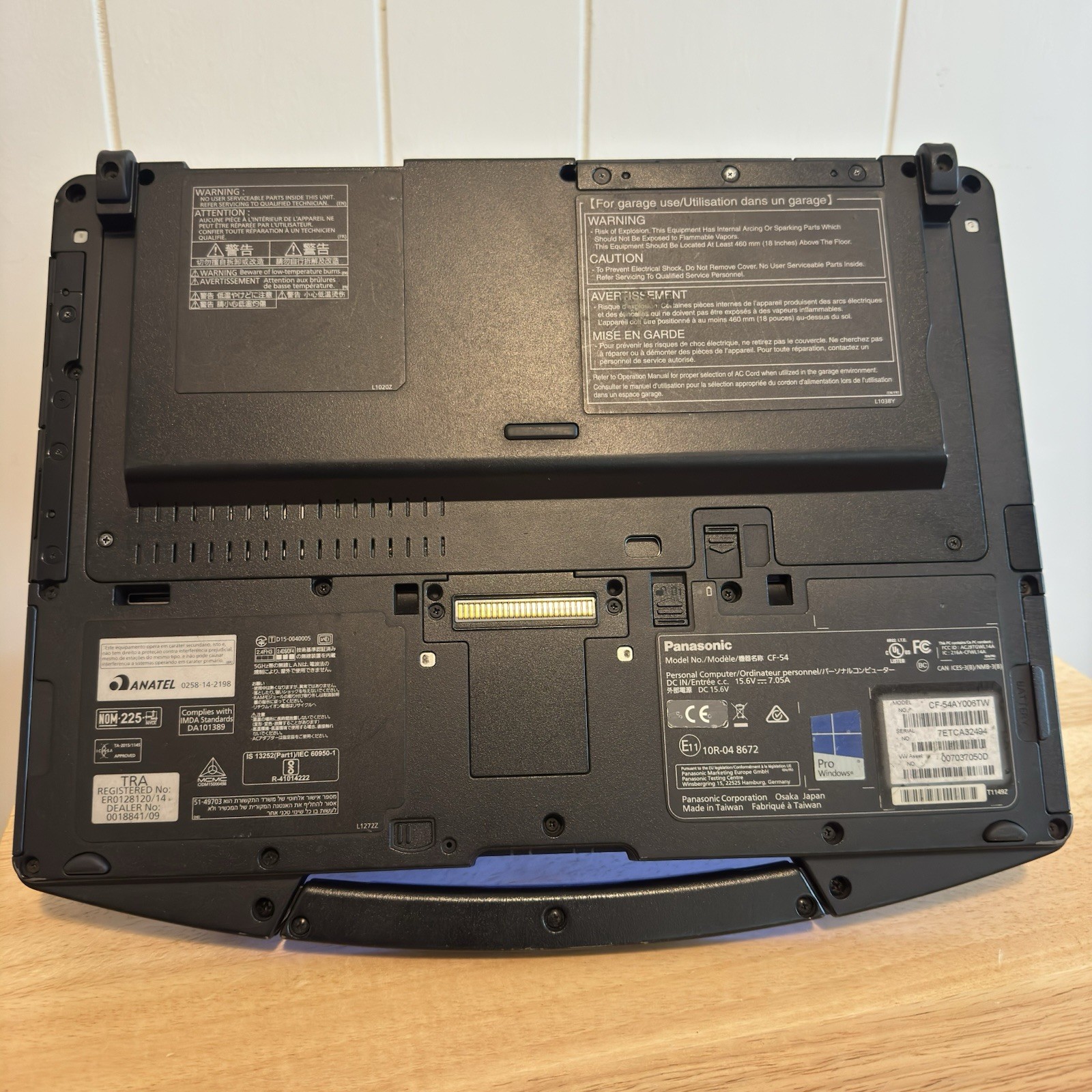 Panasonic Toughbook CF-54 MK1 14″ (i5, 4GB RAM, 256GB SSD) w/ Dual Fischer USB