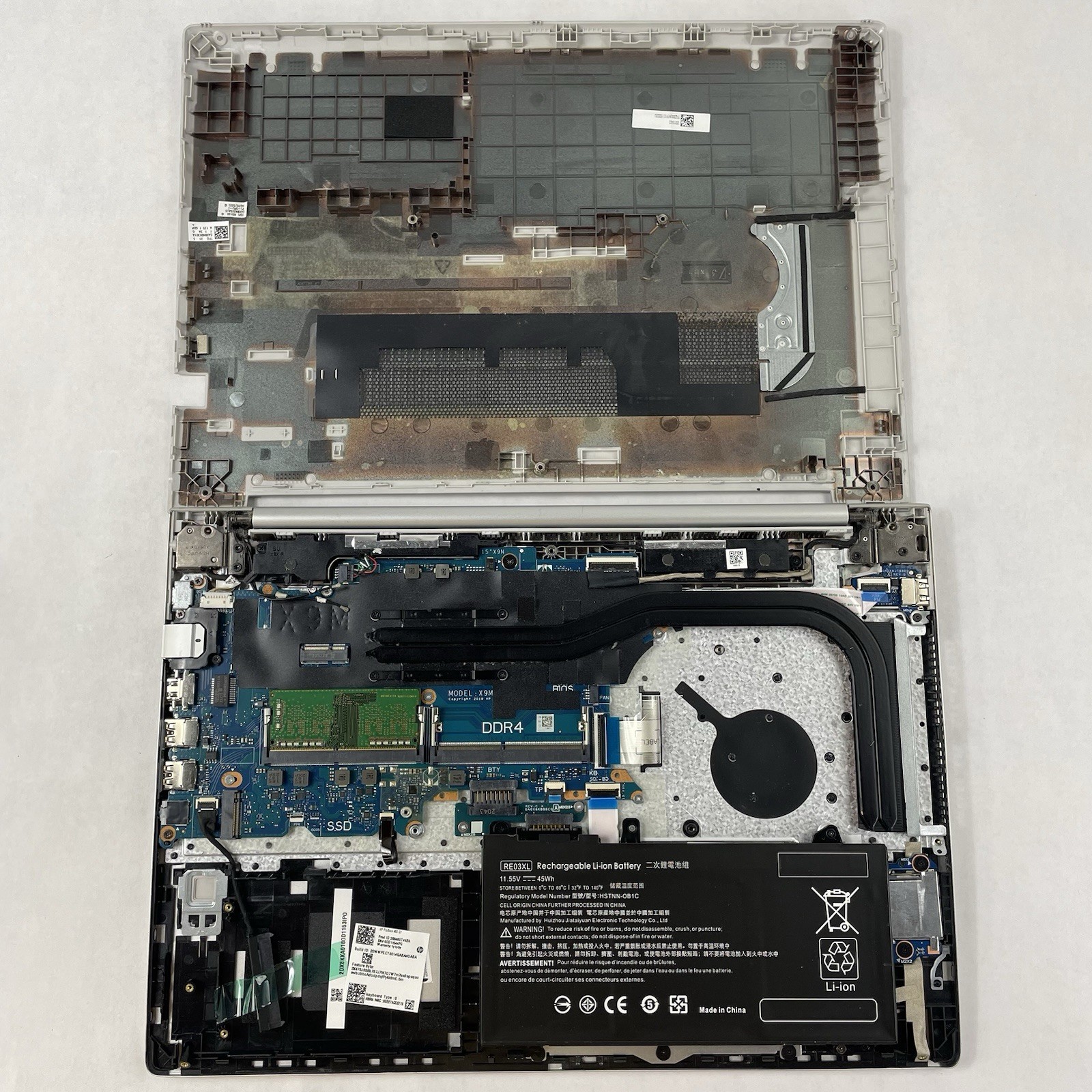 HP ProBook 455 G7 15.6″ Ryzen 5 4500U 2.375 GHz 8 GB RAM No SSD/OS/AC