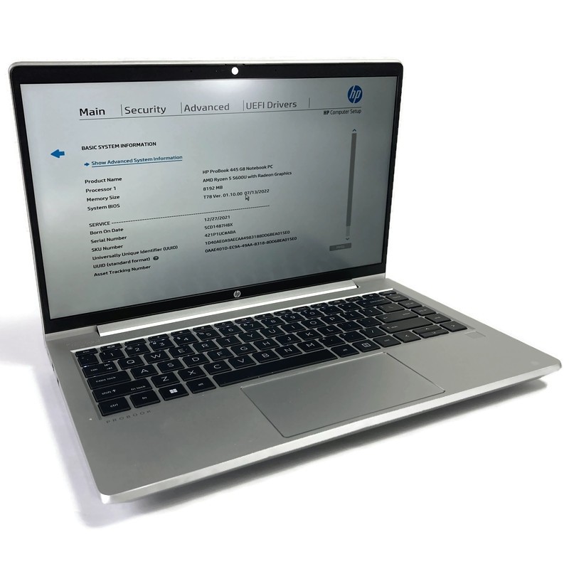 HP ProBook 445 G8 14″ Laptop Ryzen 5 5600U 2.3GHz – 8GB Ram – No Drive