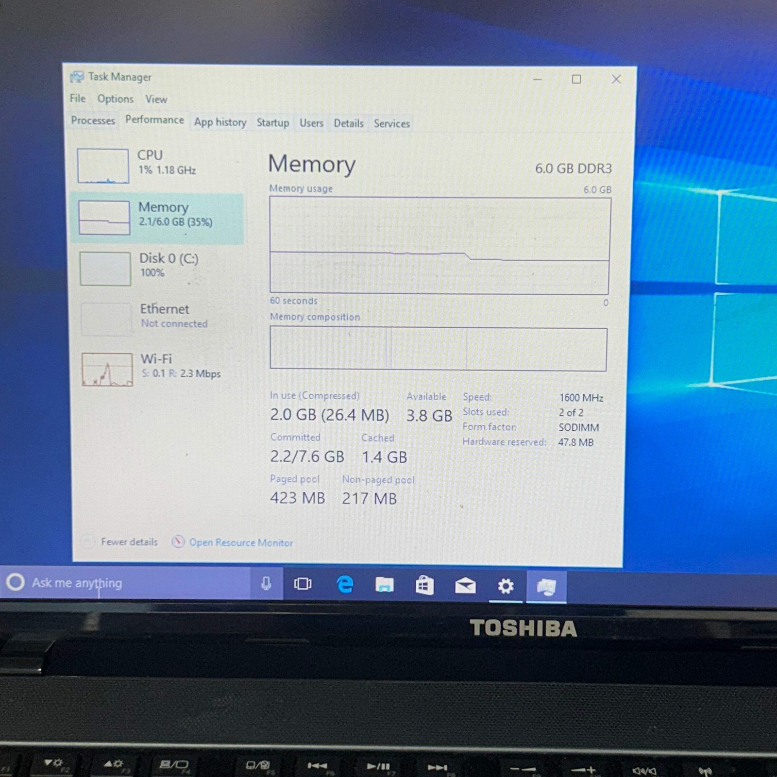 Toshiba Satellite S850 Core i7 2.4GHz,6GB RAM,512GB 15.6″ Gray Laptop
