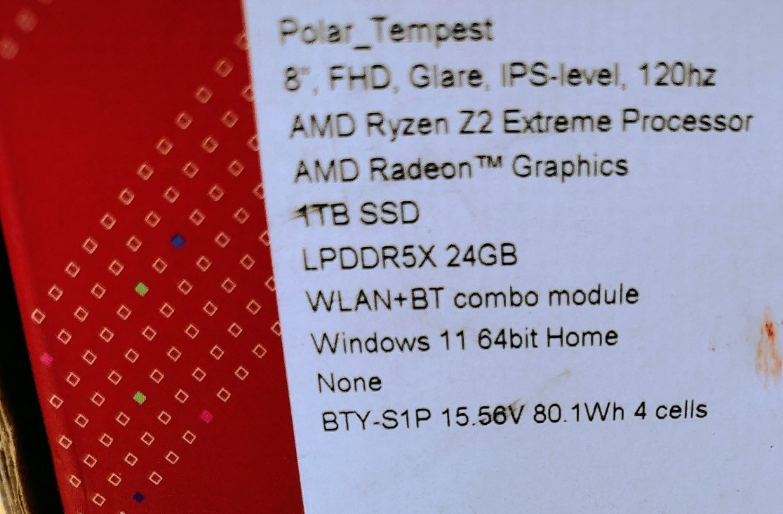 MSI Claw A8 BZ2EM Ryzen Z2 Extreme White 2TB SSD Bazzite OS