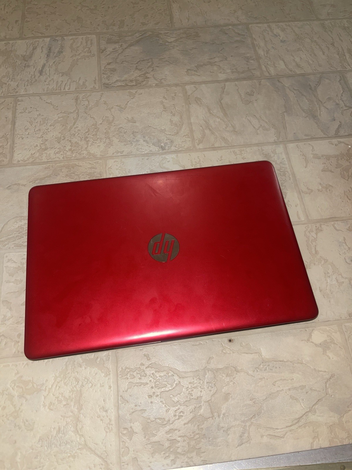 HP Red Notebook Laptop PC Intel Pentium HDMI Ethernet USB High Connectivity