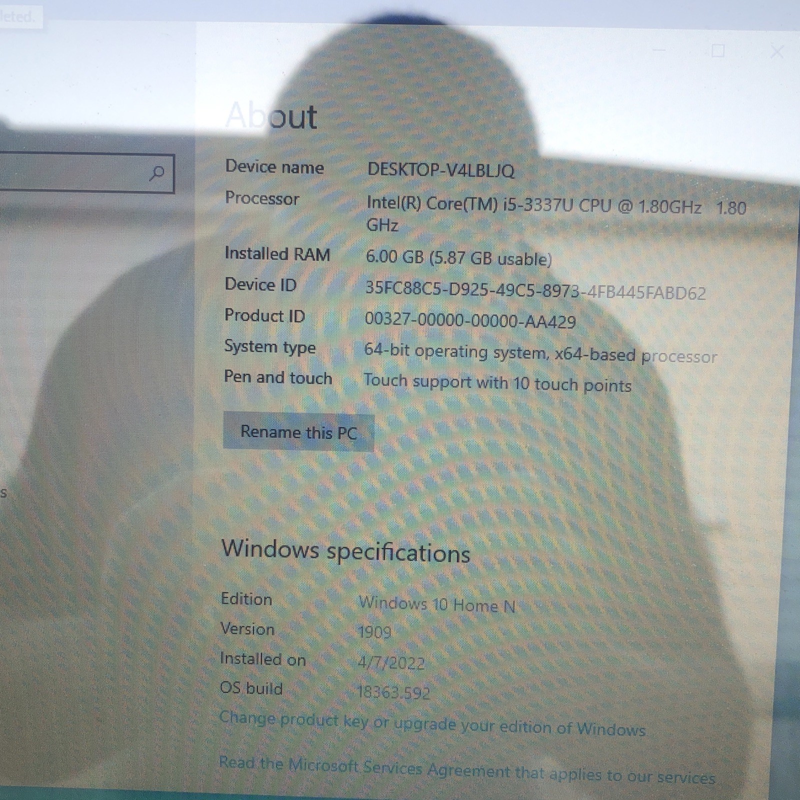 DELL INSPIRON 5421 Touchscreen