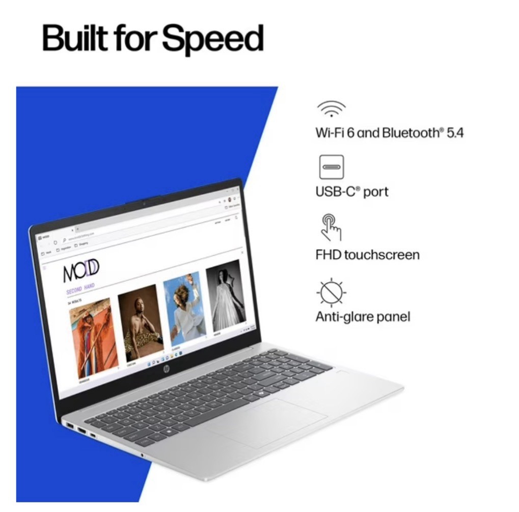 HP 15.6″ FHD Intel Core Ultra 7 155H 16GB 512GB NVMe SSD Laptop CK0R1UA