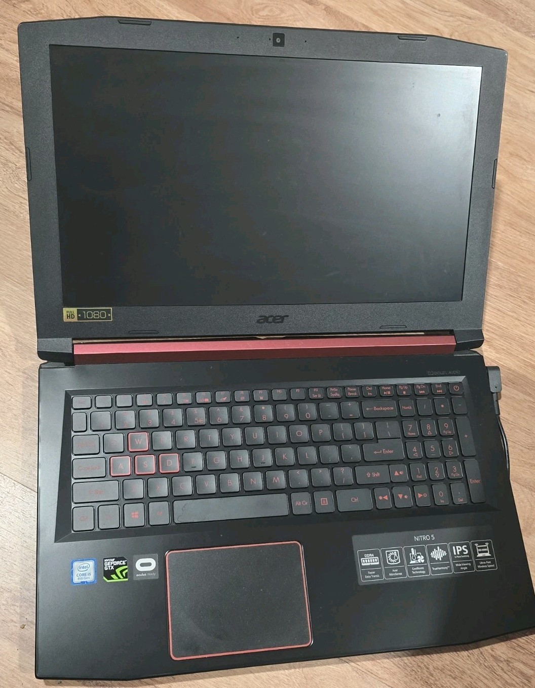 Acer Nitro 5 AN515-53-52FA 15.6″ Intel i5-8300H 16GB RAM 1TB HDD Win 11 Home