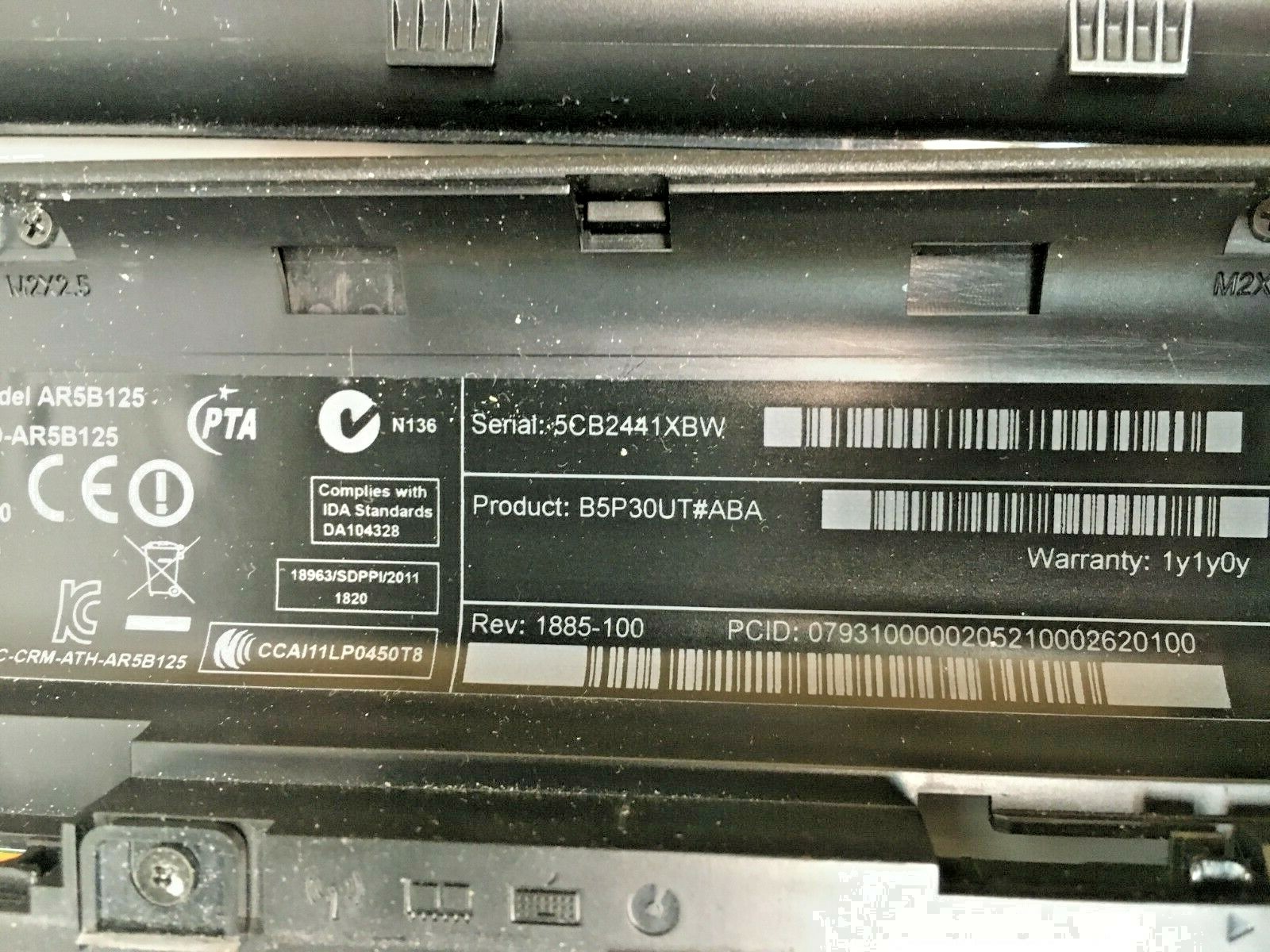 HP ProBook 655 15.6″ Laptop AMD E series Boots to BIOS NO HDD/RAM/Charger JR