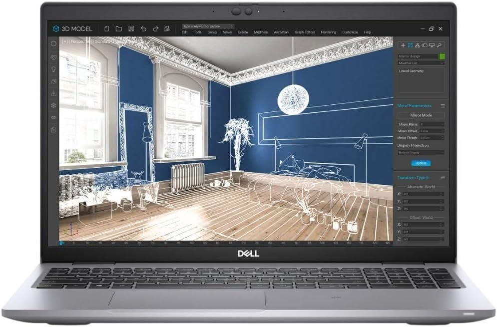 Dell Precision 3560 Workstation Laptop 15.6″ FHD i7-1185G7 16GB 512GB SSD, Good