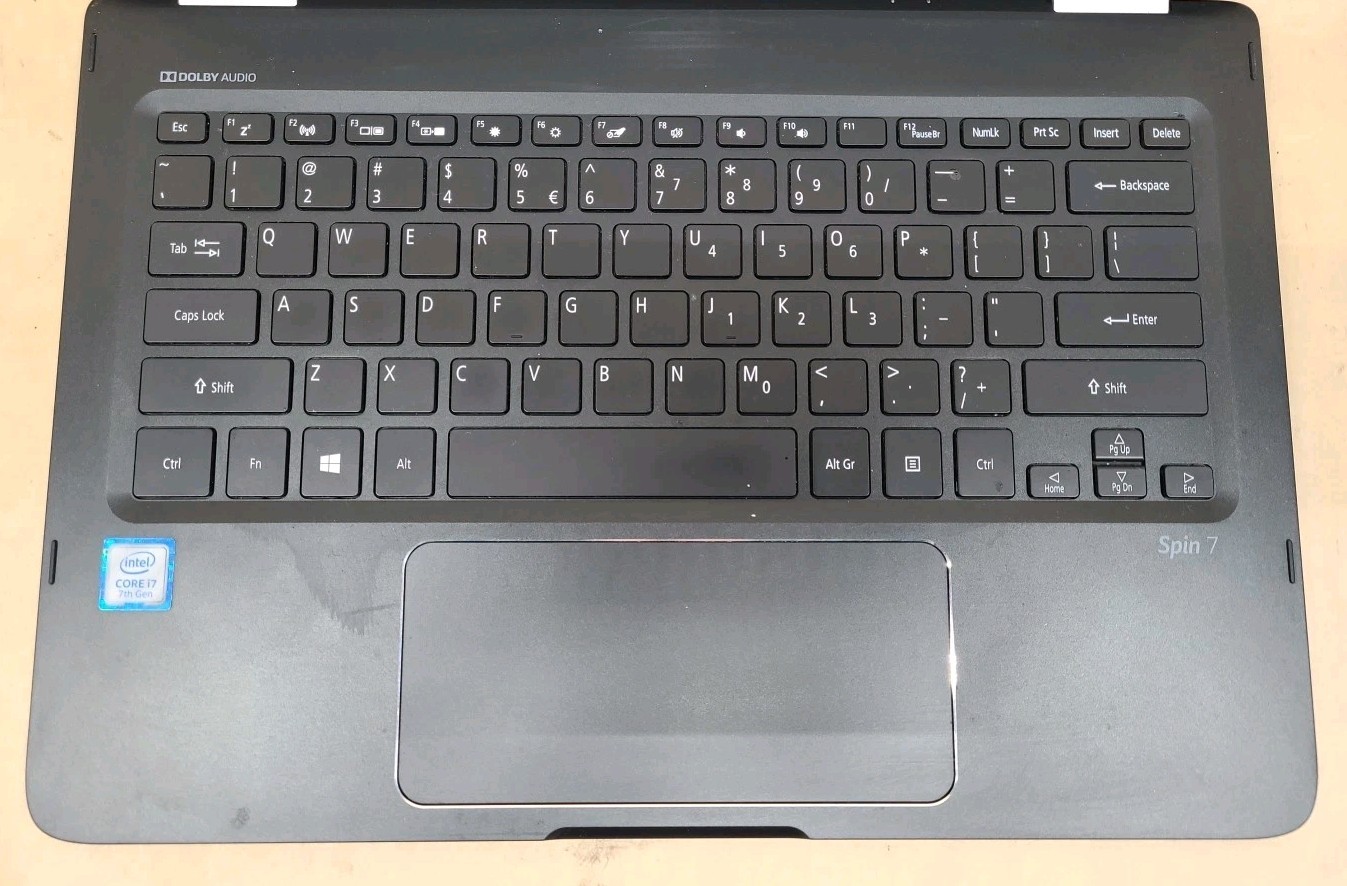ACER Spin 7, Intel Core i7-7Y75 @ 1.3GHz, 8GB RAM, NO SSD, NO OS *READ*