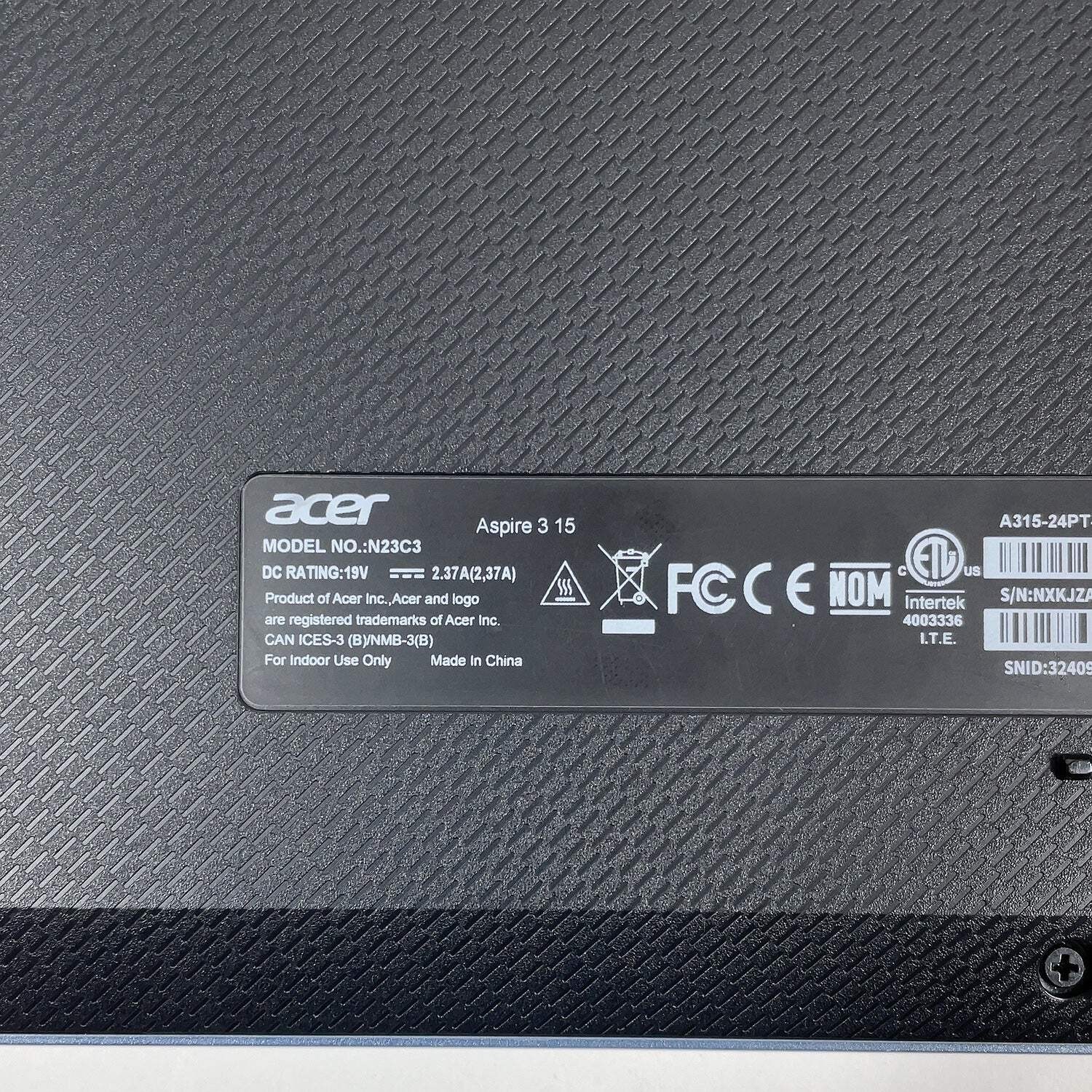 Acer Aspire 3 N23C3 15.6″ Ryzen 5 7520U 2.8GHz 8GB RAM 512GB SSD