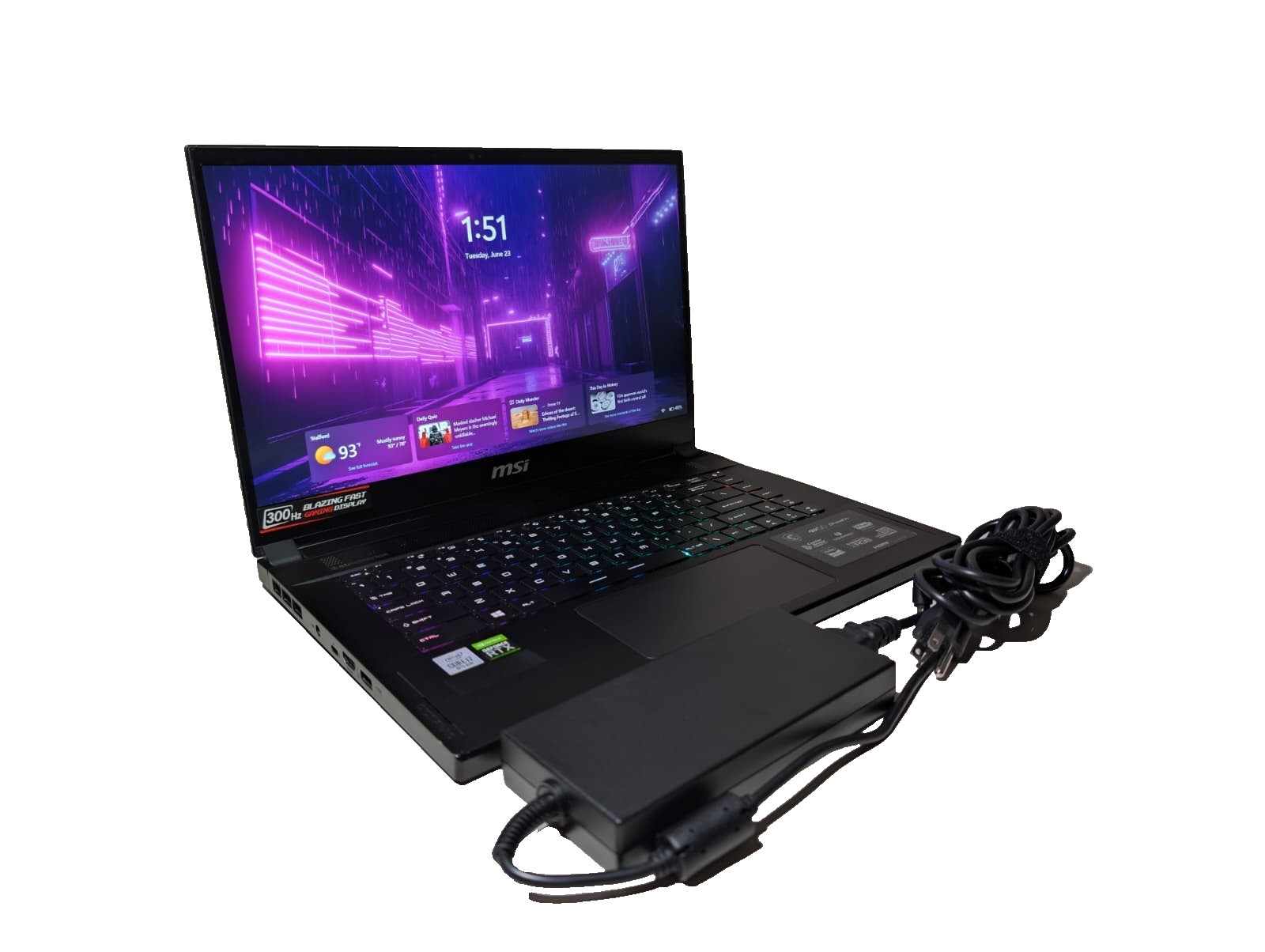 MSI GS66 Stealth | i7 10th 32GB RAM 1TB SSD | FHD@300Hz RGB NVIDIA 2070 Super