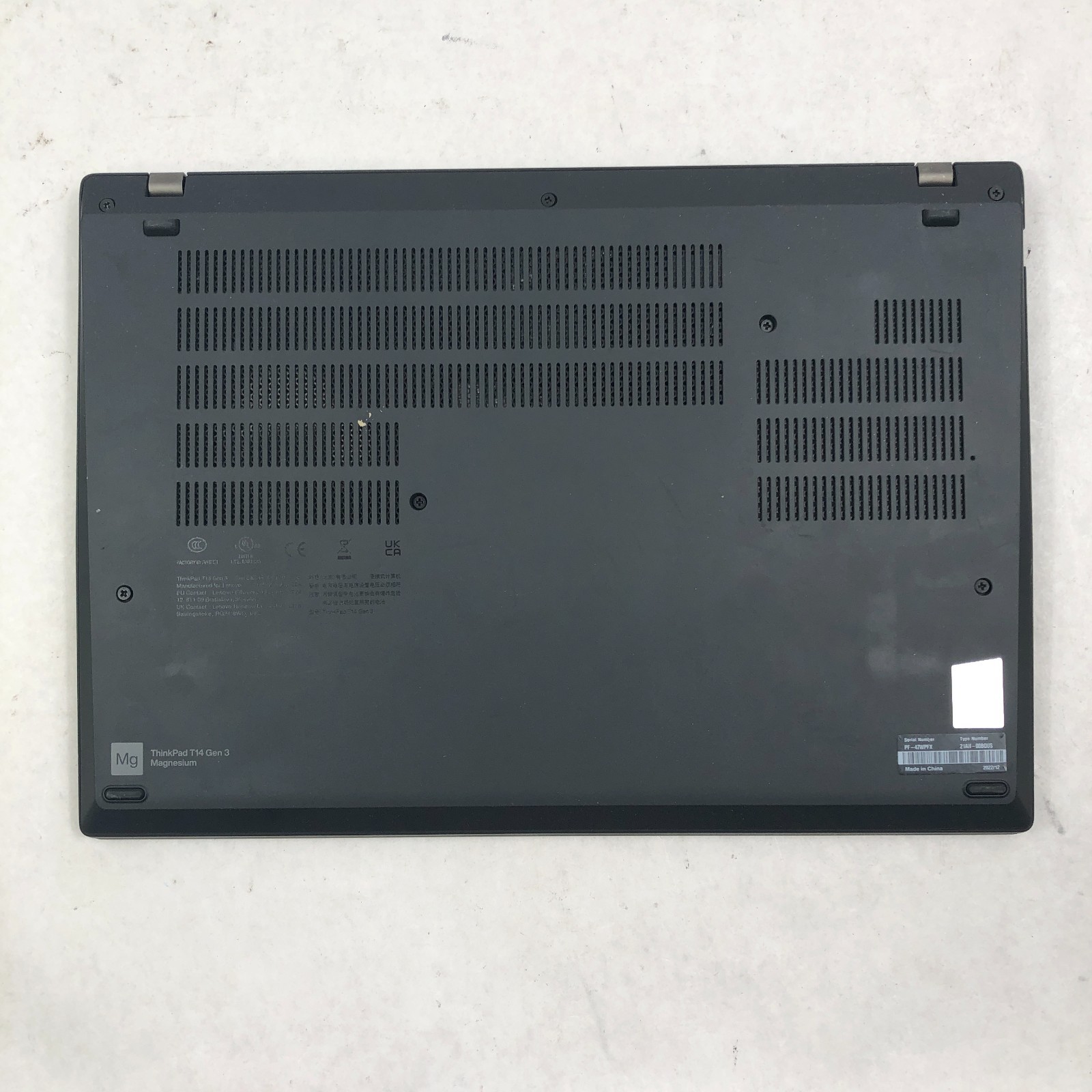 Lenovo ThinkPad T14 Gen 3 Intel Core i5-1235U 16GB RAM NO SSD *READ*