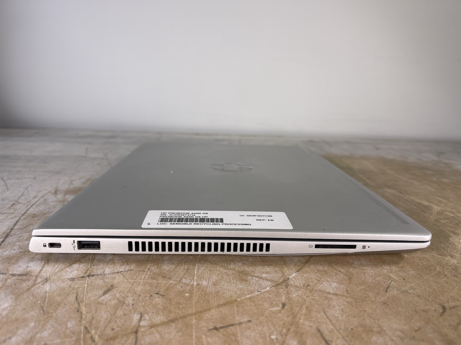 HP PROBOOK 445R G6 RYZEN 5 3500U @ 2.10GHz, 4GB RAM, NO HDD/OS