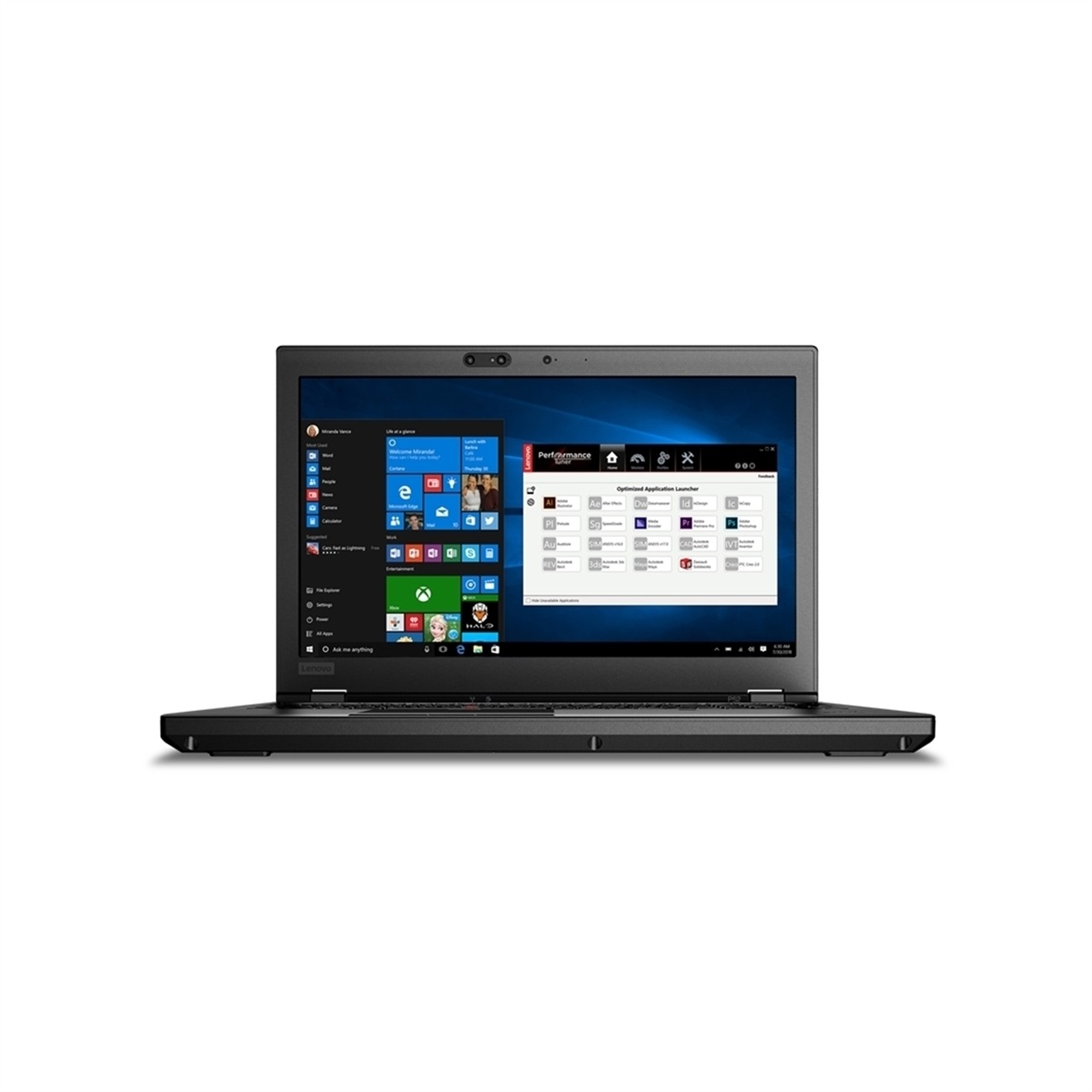 Lenovo ThinkPad P52 15.6″ 32GB 256GB, Black