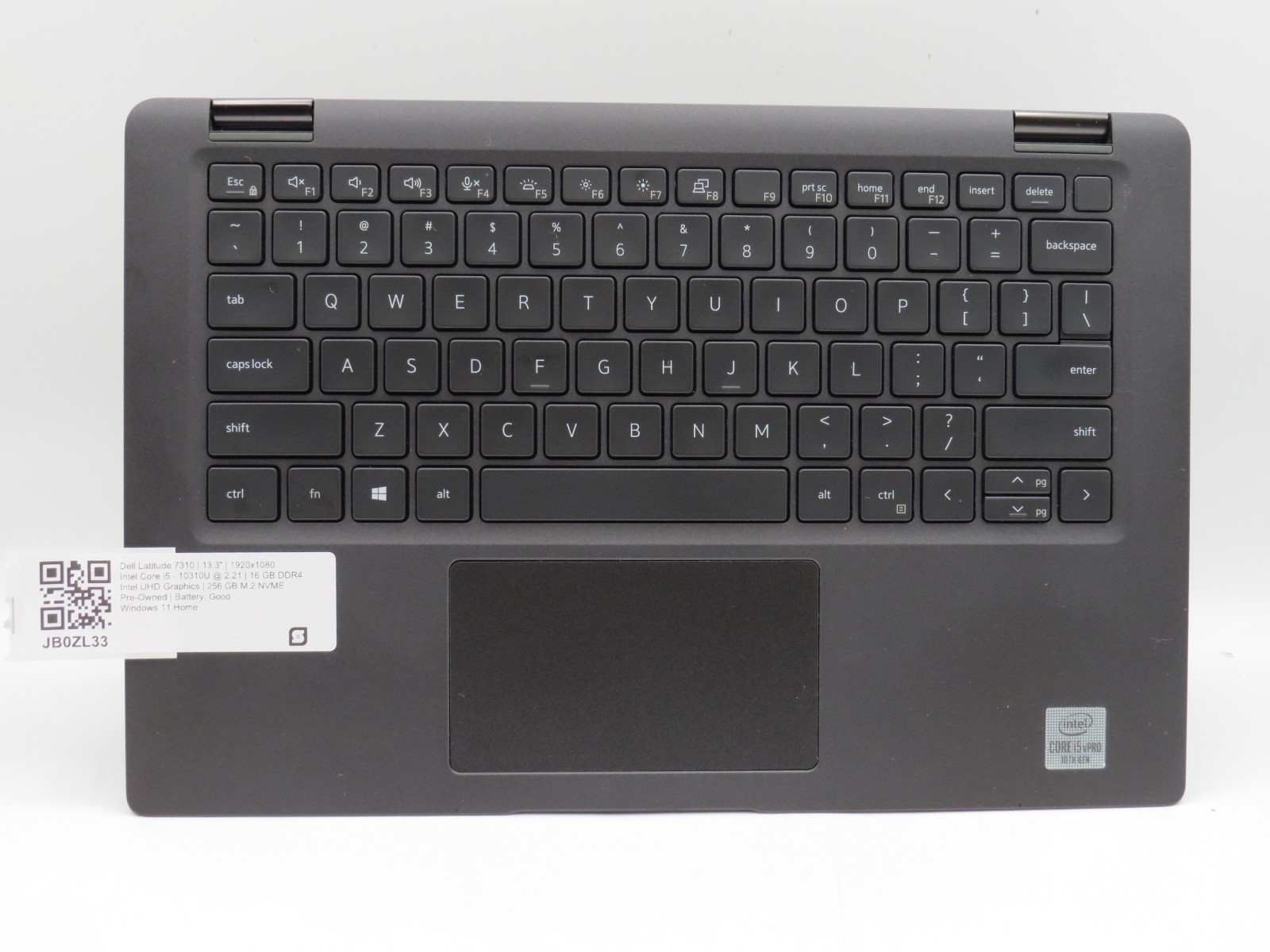 Dell Latitude 7310 | i7-10310U @ 2.2GHz | 16GB / 256GB m2 | 13.3 touch | Win 11