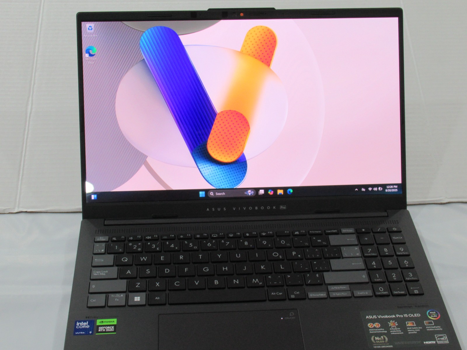 ASUS Vivobook Pro 15 15.6″ OLED Laptop (Intel Core Ultra 9 185H/1TB SSD/24GB RAM