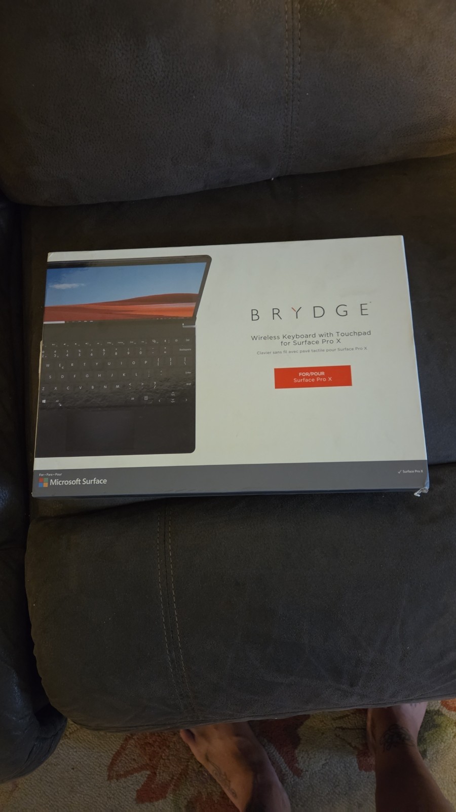Brydge SPX+ Wireless Keyboard with Precision Touchpad Microsoft Surface Pro X