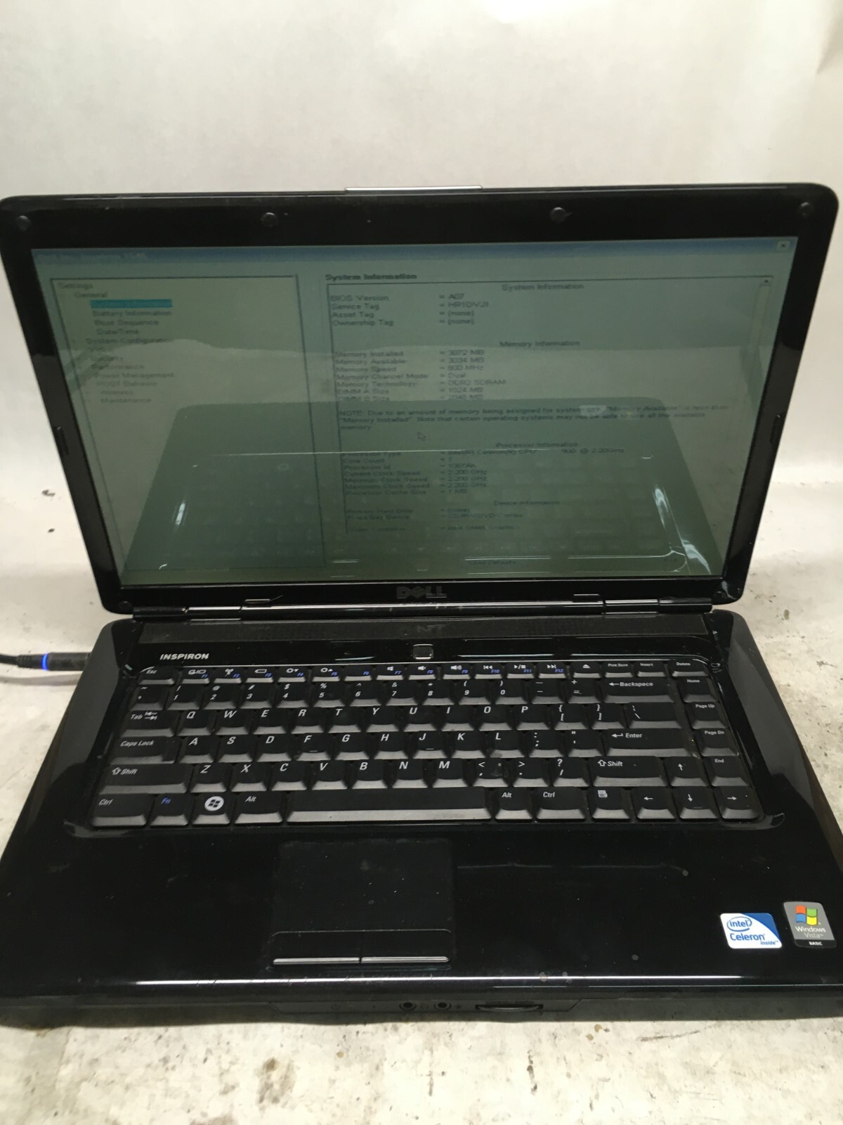 Dell Inspiron 1545 15″ (AS IS) Intel Celeron 900 @ 2.2 GHz – JZ