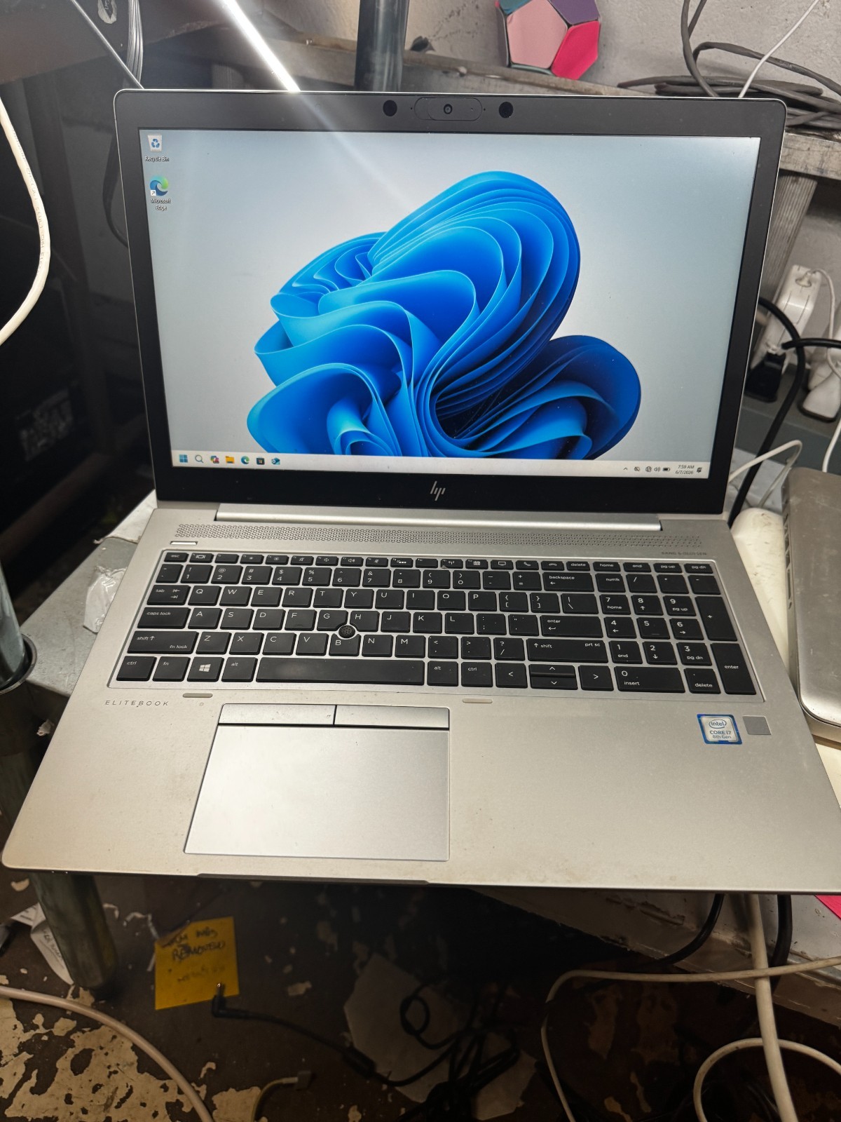 HP EliteBook 850 G6 i7-8565U, 8GB RAM, 256GB SSD, Win11 PRO #6131